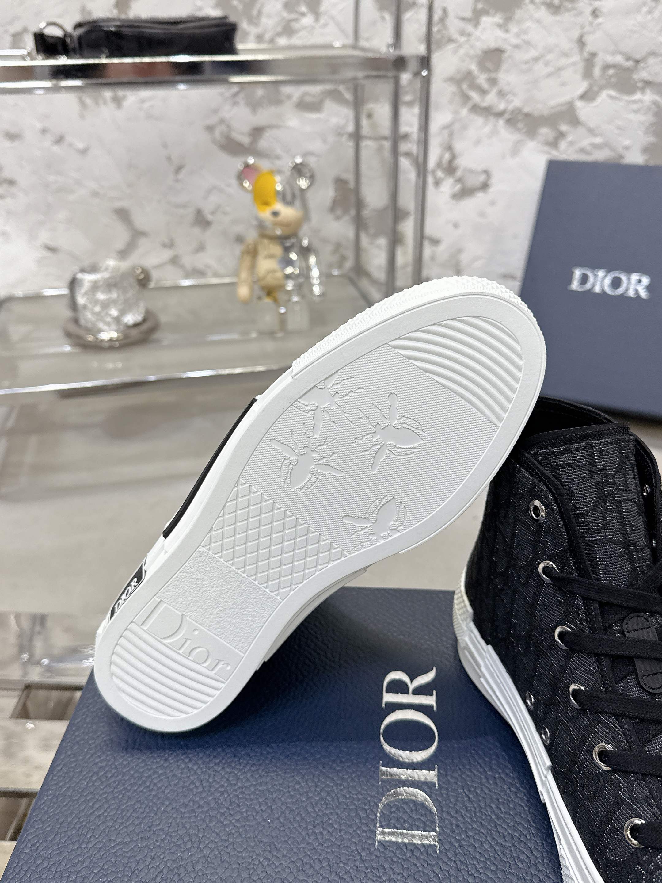 Dior B23 高級カジュアルスニーカー - クラシックなデザインと快適性