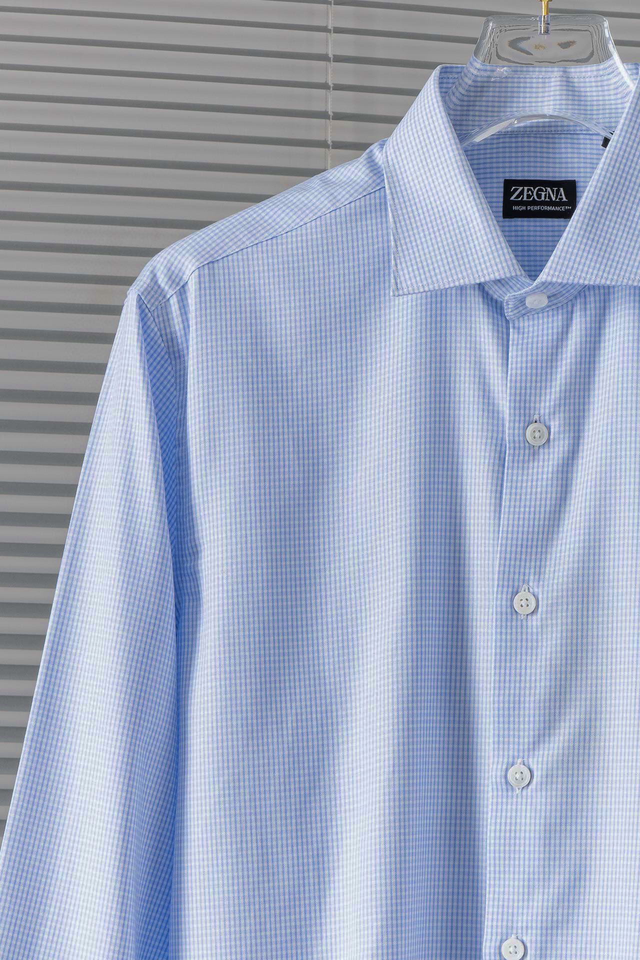 New#杰尼亚ZEGNA高品质的珍藏级进口高织棉男士条纹长袖衬衫!24春夏新款高品质的奢品者首推珍藏级长