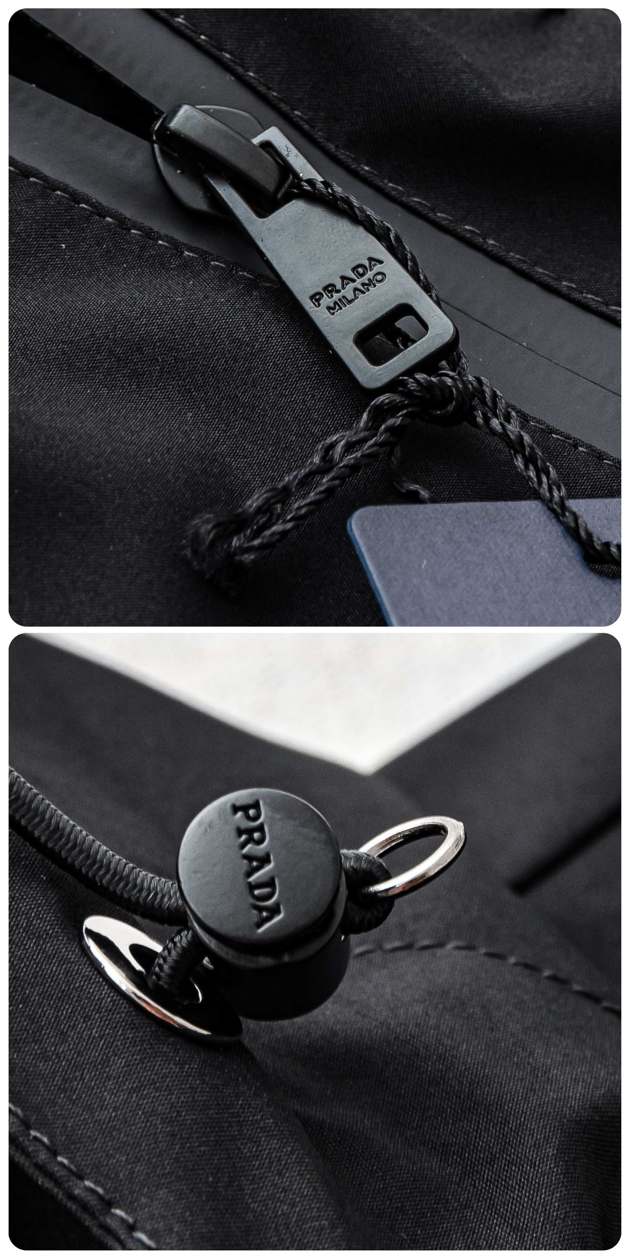 Pra*da 普拉达2025秋冬新品，可拆卸连帽防水夹克外套，同步官网发售！原厂代工出品，该款夹克外层超