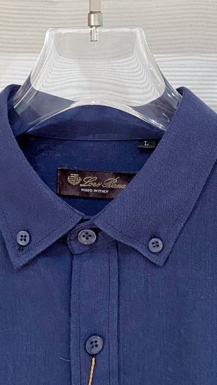 loro Piana 男士2026简约商务休闲长袖衬衫#非常适合追求品质的男士！奢华亚麻面料，亚麻被誉为