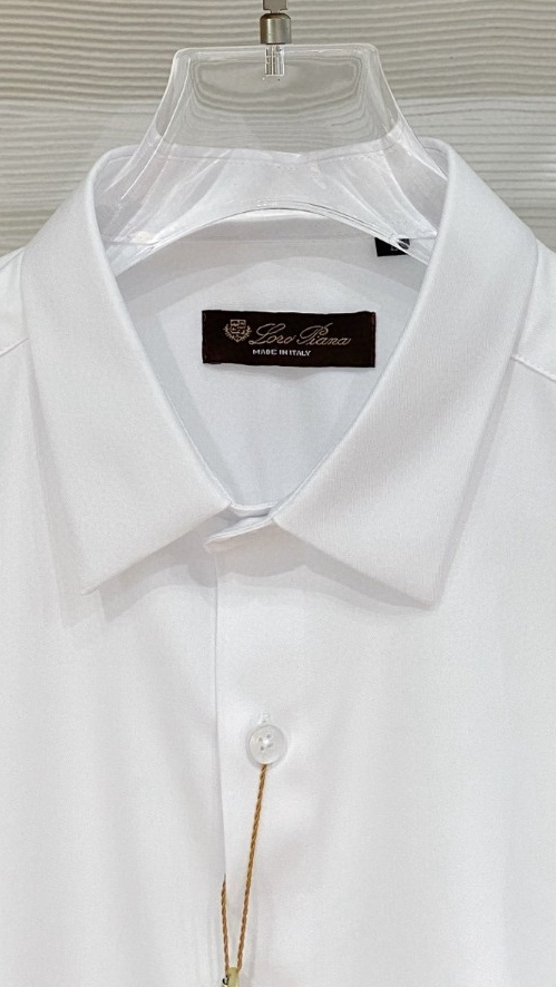 loro Piana1936新款衬衫#,客供天丝+棉质纤维混纺面料,精细的做工凸显面料质感,比普通棉质来