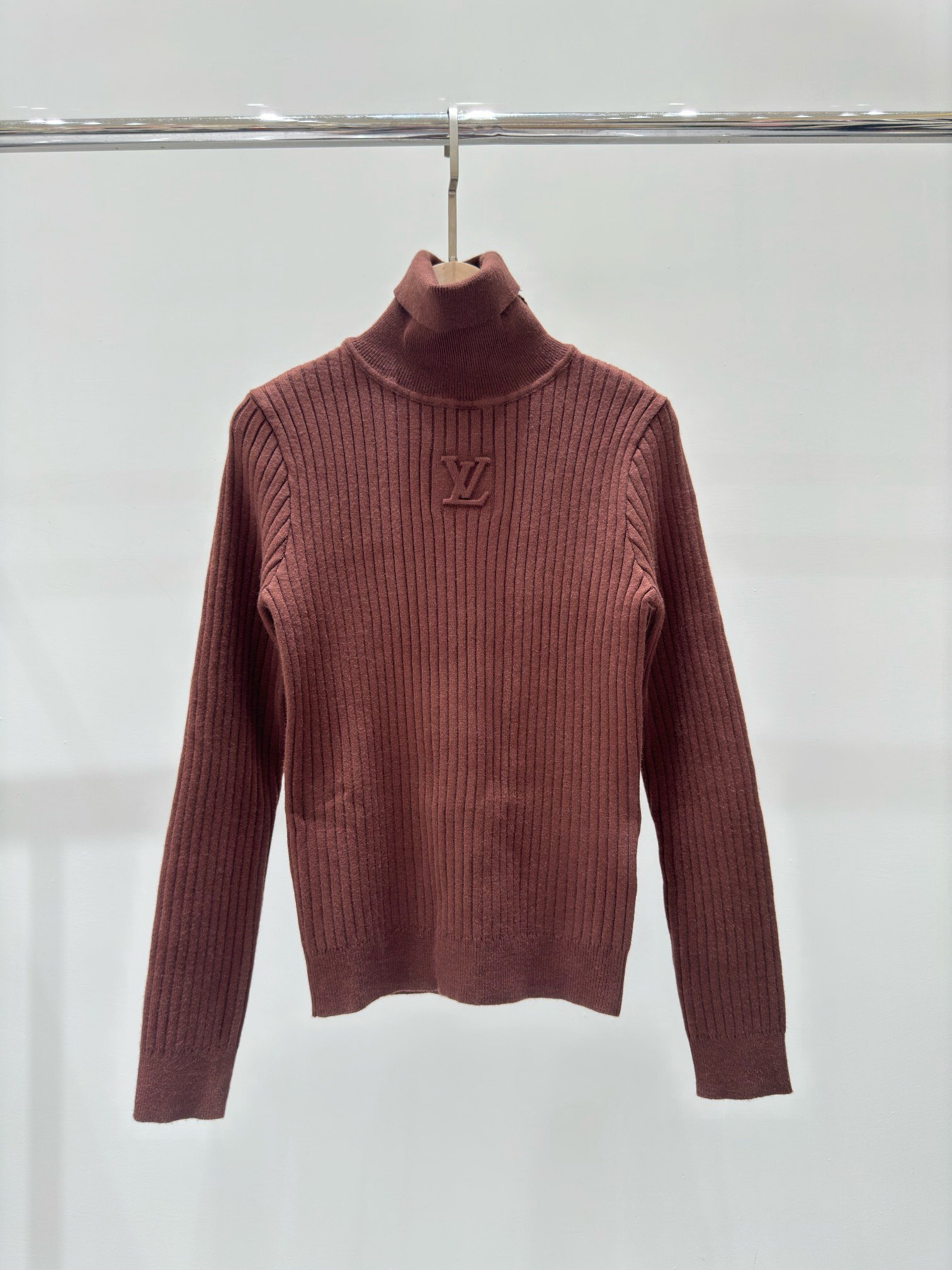 Louis Vuitton Clothing Knit Sweater Sweatshirts Black Brick Red White Knitting Wool Fall/Winter Collection