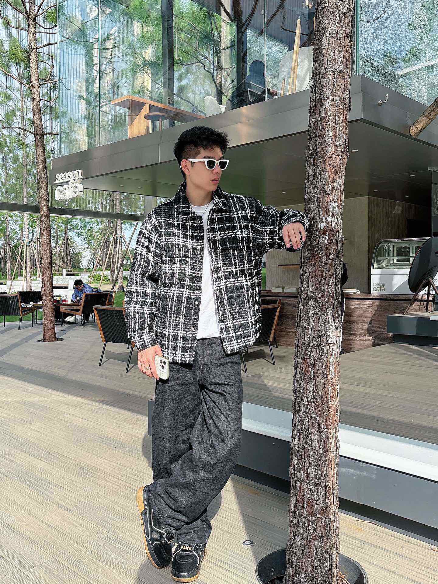 P。VTAENLITN ⁽高定款⁾ 90纯白鸭🦆绒。顶级千鸟格系列面包服男女同款国标90白鸭绒 蓬松度8