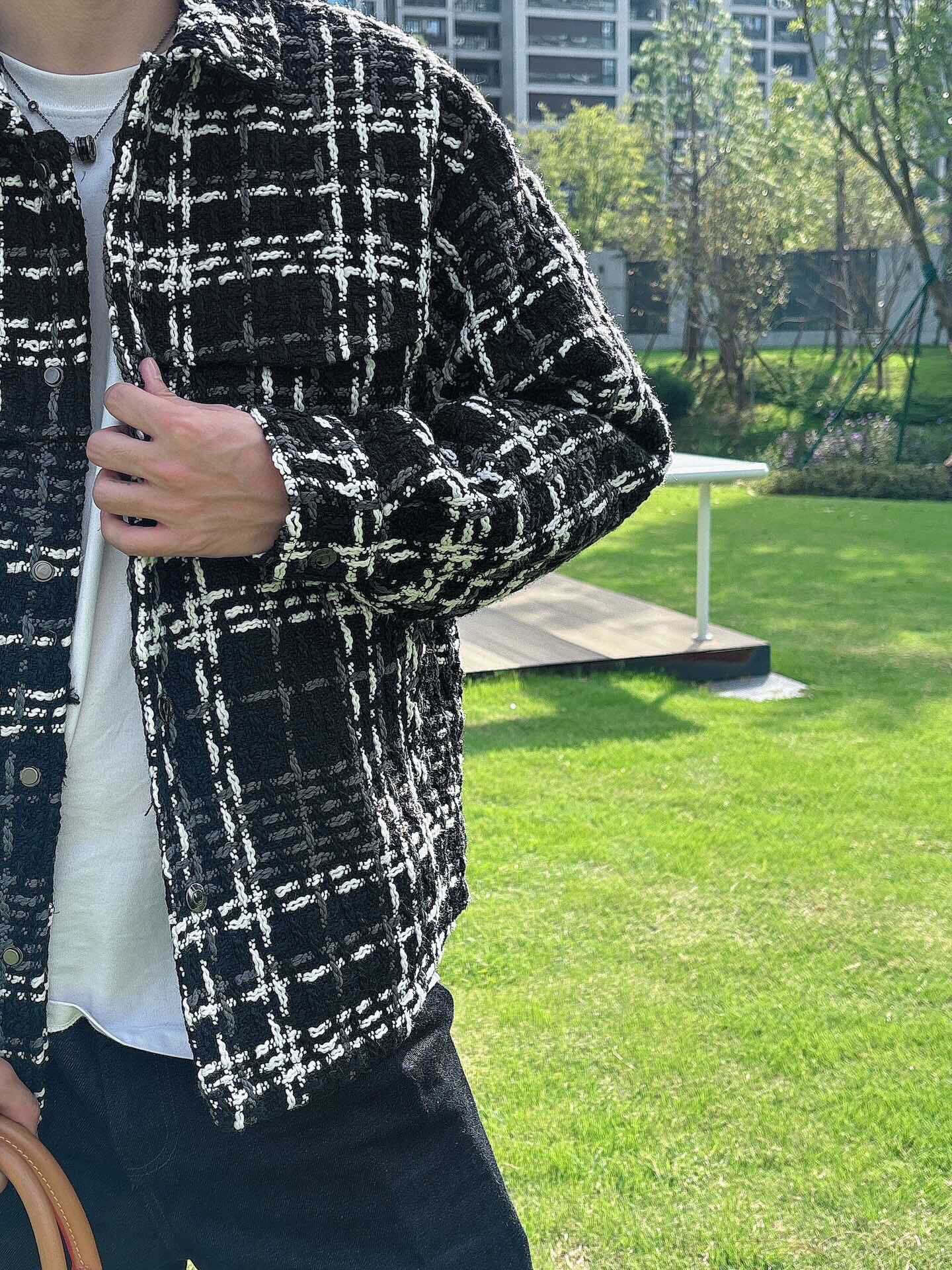 P。VTAENLITN ⁽高定款⁾ 90纯白鸭🦆绒。顶级千鸟格系列面包服男女同款国标90白鸭绒 蓬松度8