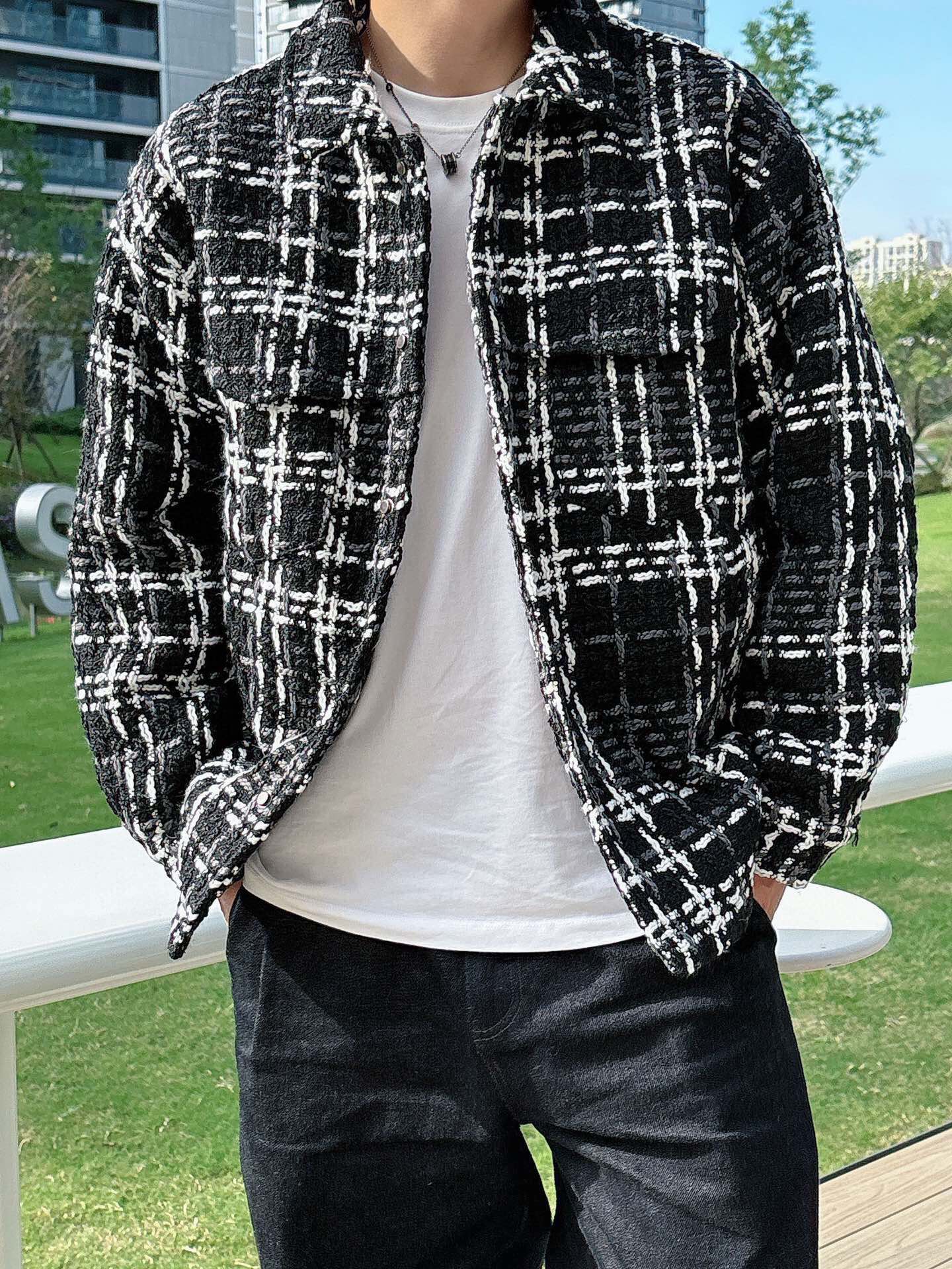 P。VTAENLITN ⁽高定款⁾ 90纯白鸭🦆绒。顶级千鸟格系列面包服男女同款国标90白鸭绒 蓬松度8