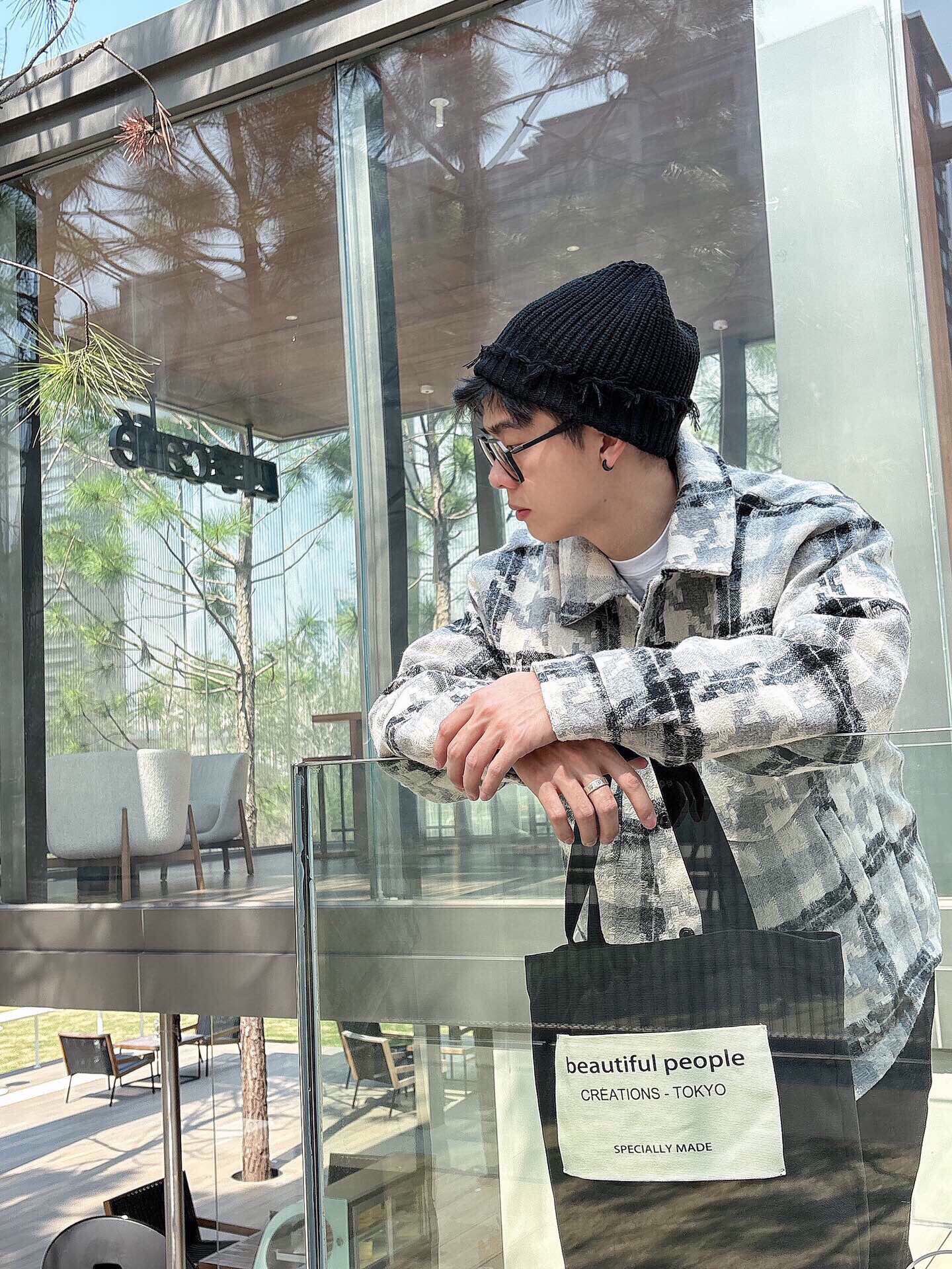 P。VTAENLITN ⁽高定款⁾ 90纯白鸭🦆绒。羽绒服外套 顶级千鸟格系列面包服男女同款国标90白鸭