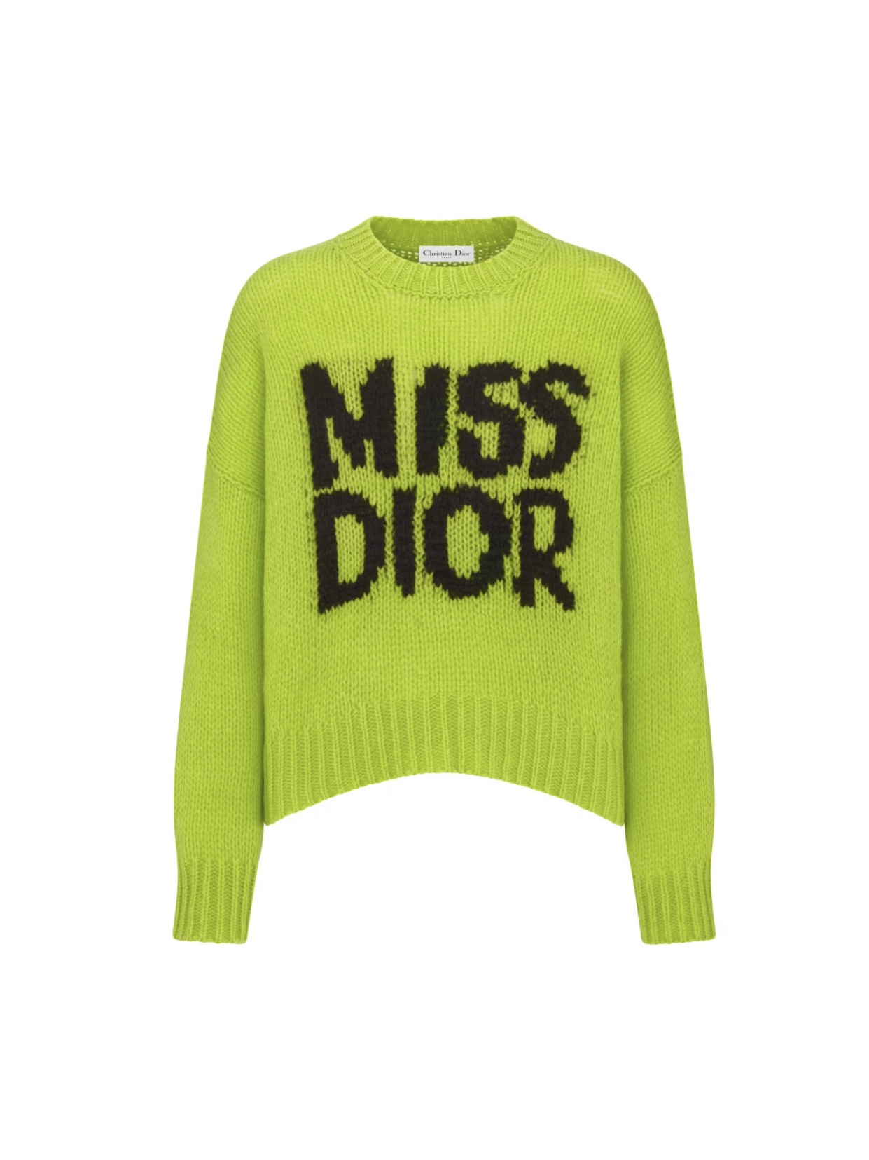 Dior Fashion
 Clothing Knit Sweater Sweatshirts Doodle Green Cashmere Knitting Fall/Winter Collection