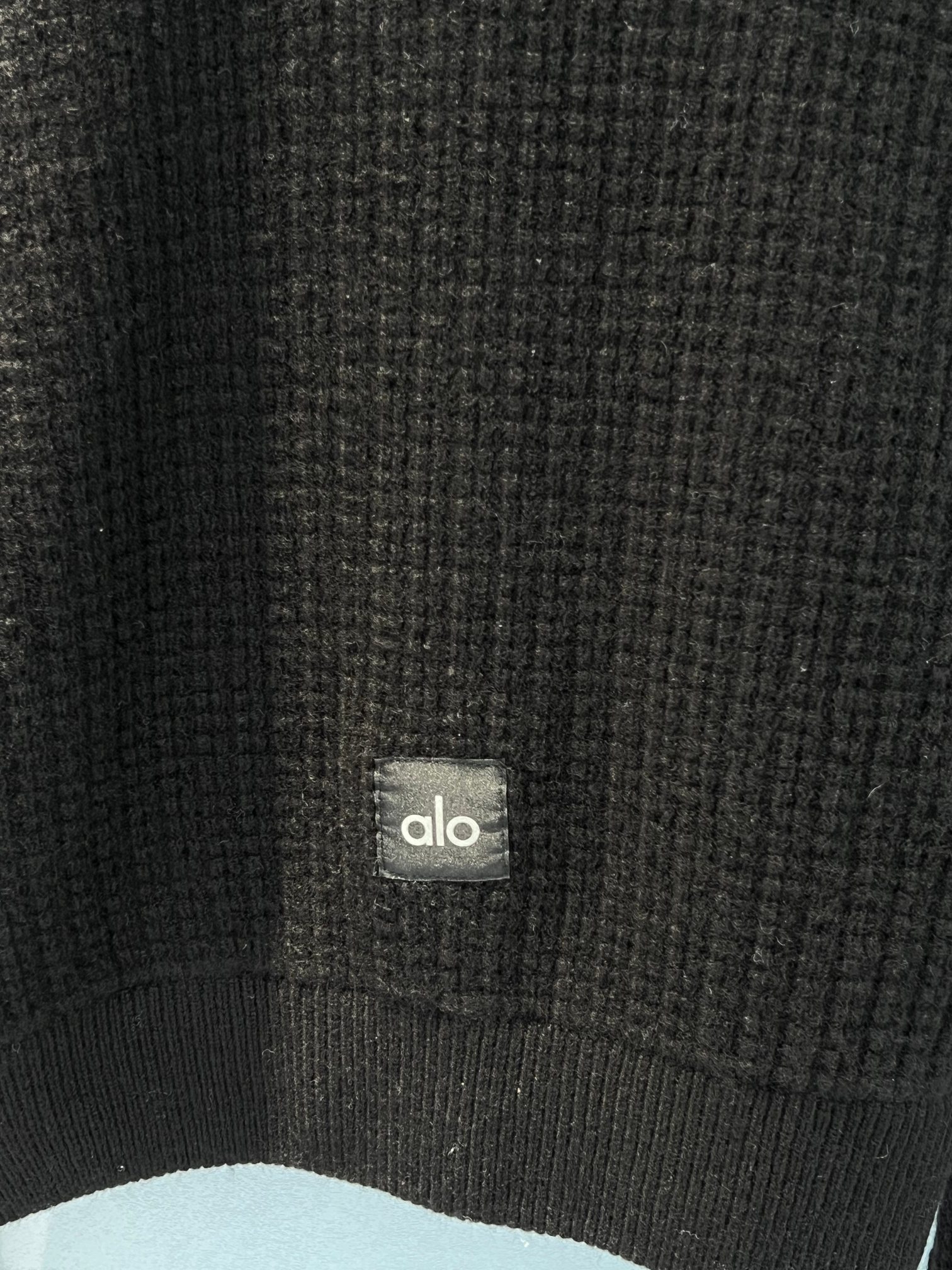 Effortless Chic Style: P920 Alo Waffgow Goo Shirt Dress with Half-Laze High-Collar Design - 图片 8