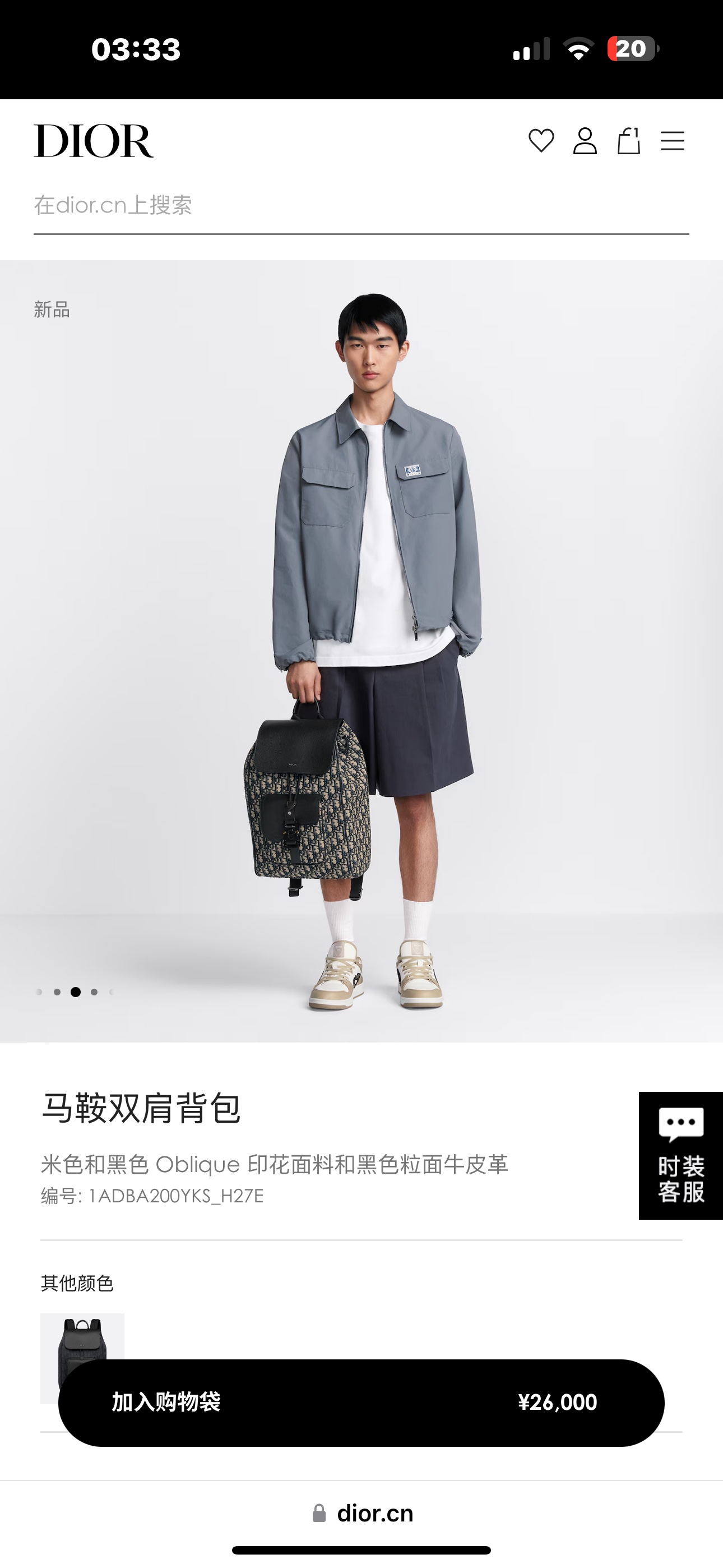 Dior Style Black Leather Backpack Bags detail image 9 from source 776417