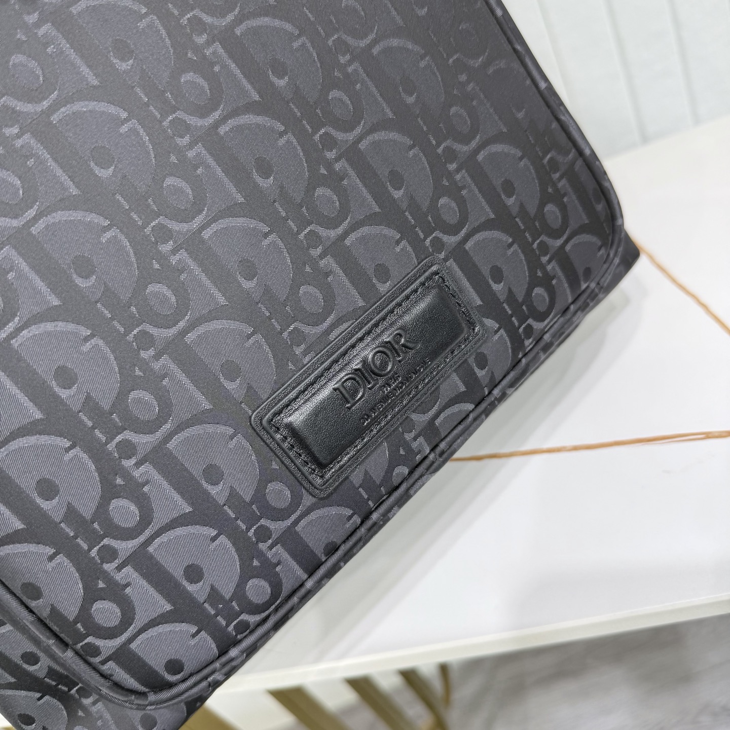 Dior Style Black Leather Backpack Bags Backpack detail image 5 from source 776375