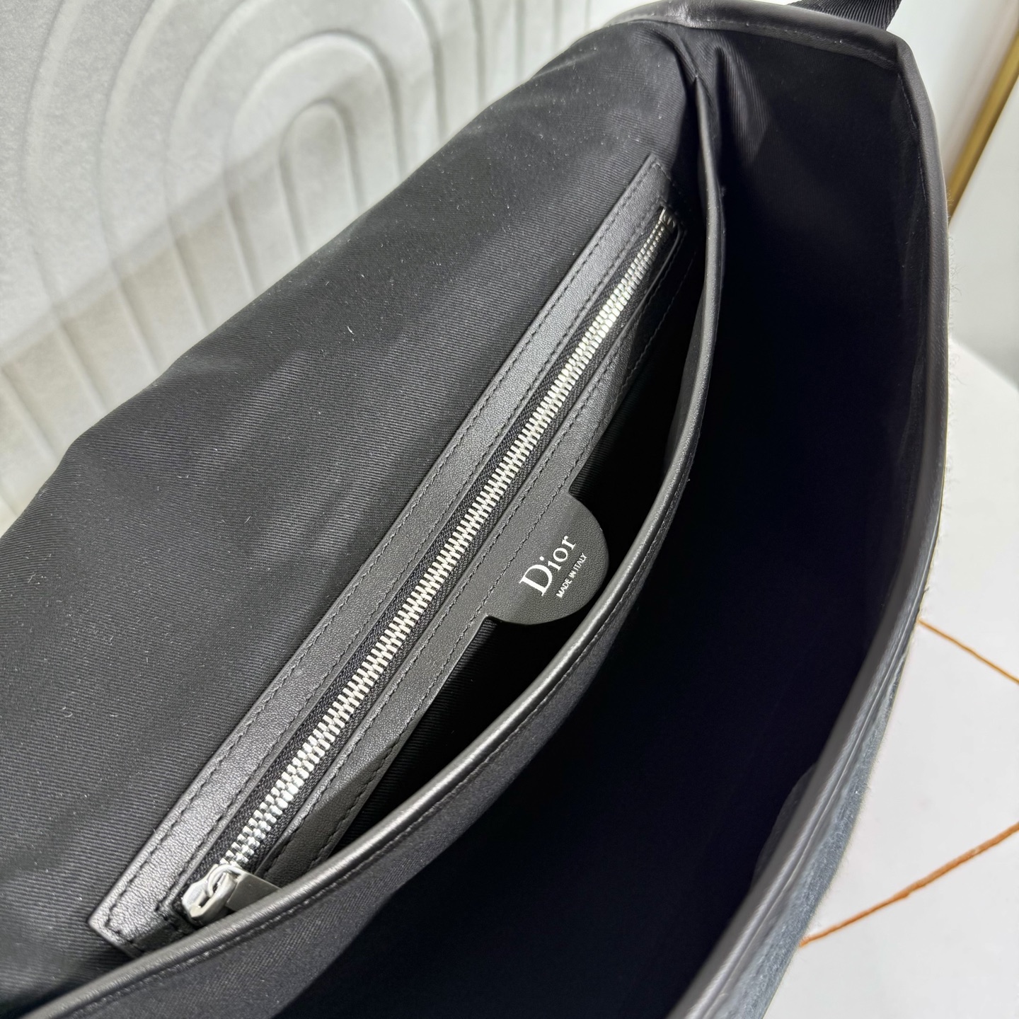Dior Style Black Leather Top Handle Bag style reference detail image 9 from source 776392