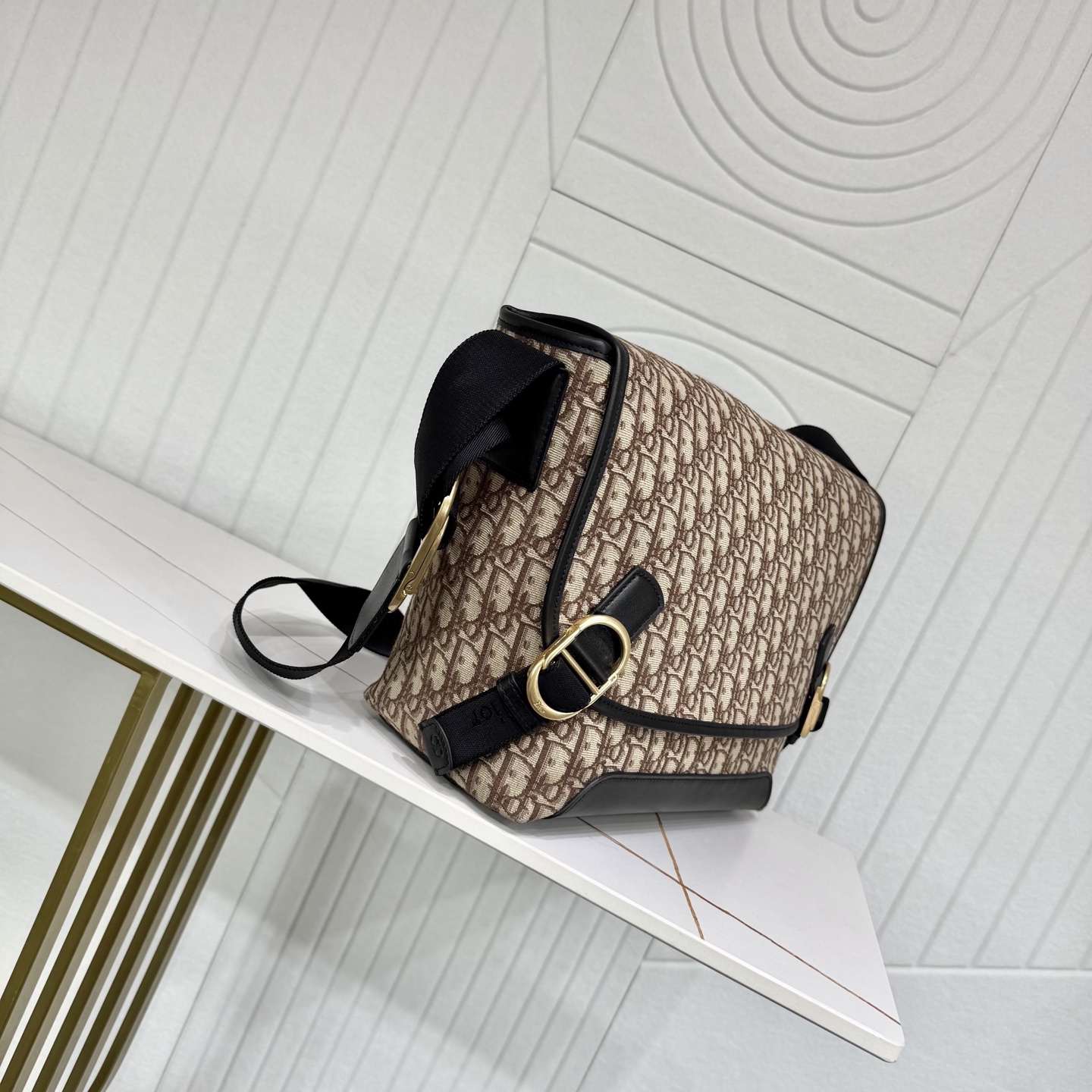 Dior Style Black Leather Top Handle Bag style reference detail image 2 from source 776393