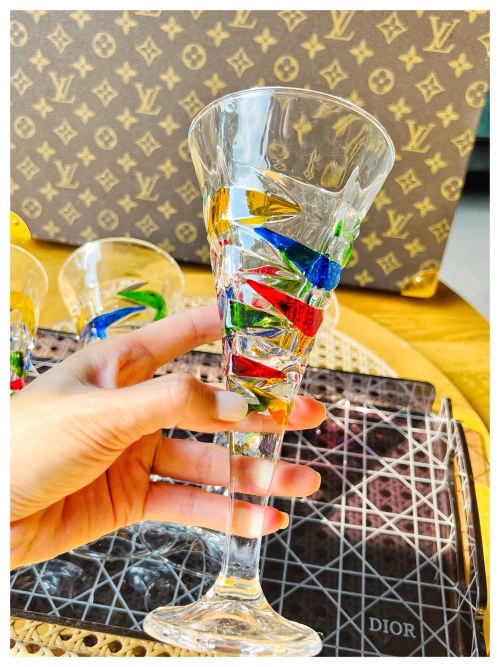 Louis Vuitton Limited Edition Crystal Glass Set - Collectible Art, 300ml 3 Louis Vuitton Limited Edition Crystal Glass Set - Collectible Art, 300ml