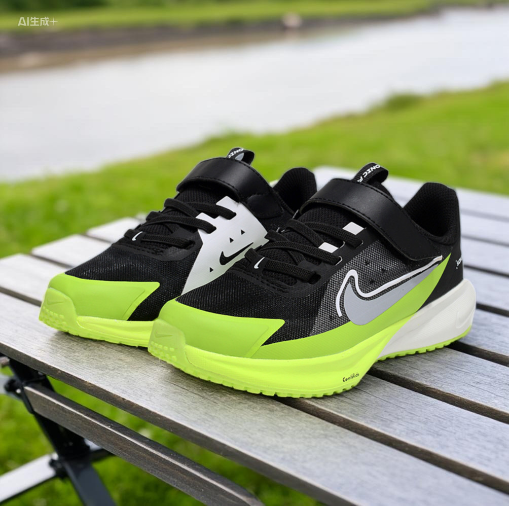 图片[3]-2025🔥 NK 新款超音速男女童专业跑步鞋，SONIC FLY（PS） 尺码：27-37码 专柜同步新品🆕 优质面料拼接，质感满满💯 魔术贴➕松紧带设计，穿脱方便✌🏻 橡胶耐磨防滑大底，脚感不言而喻☁️！! ，-选品中心