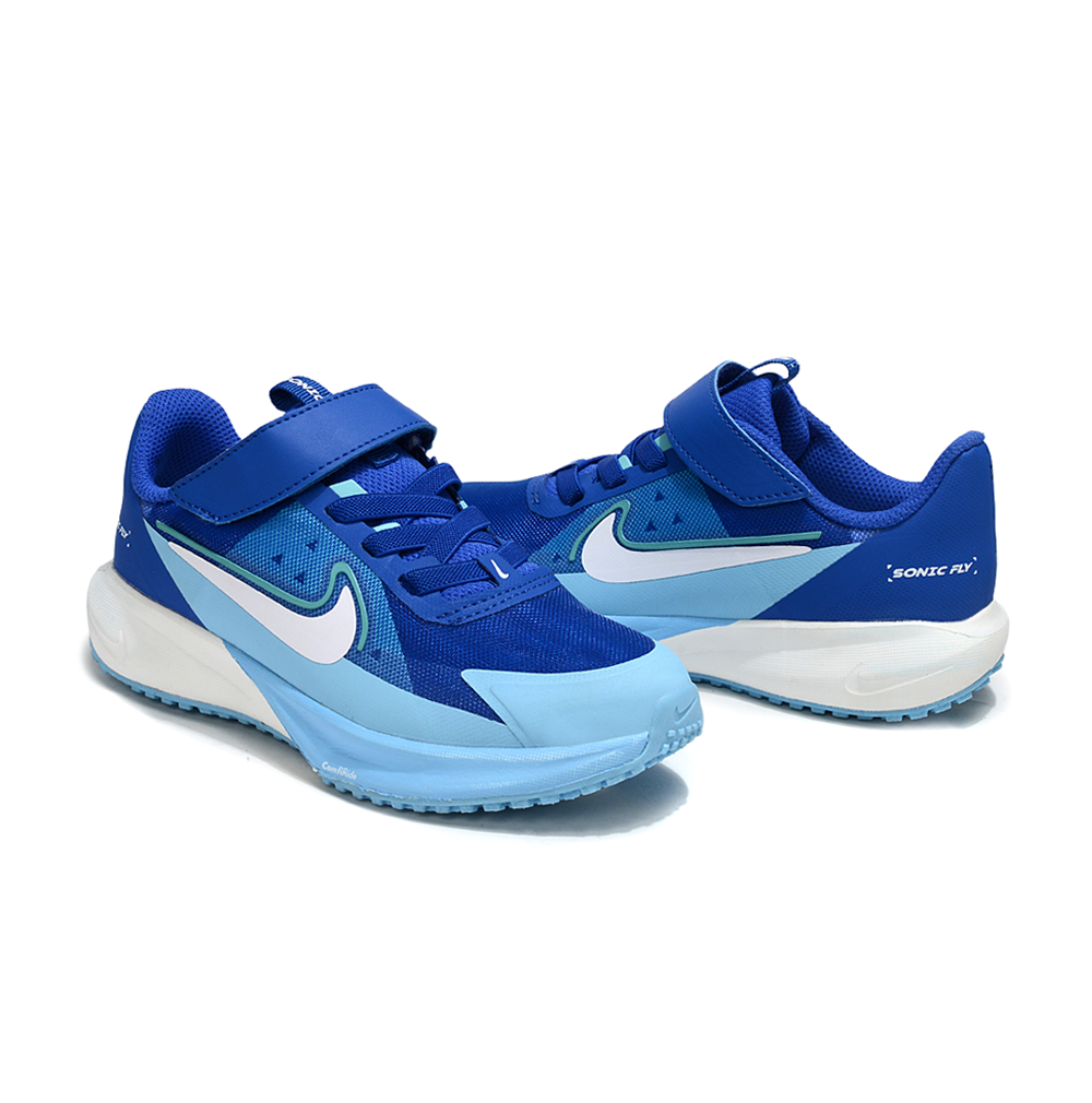 图片[2]-2025🔥 NK 新款超音速男女童专业跑步鞋，SONIC FLY（PS） 尺码：27-37码 专柜同步新品🆕 优质面料拼接，质感满满💯 魔术贴➕松紧带设计，穿脱方便✌🏻 橡胶耐磨防滑大底，脚感不言而喻☁️！!，-选品中心