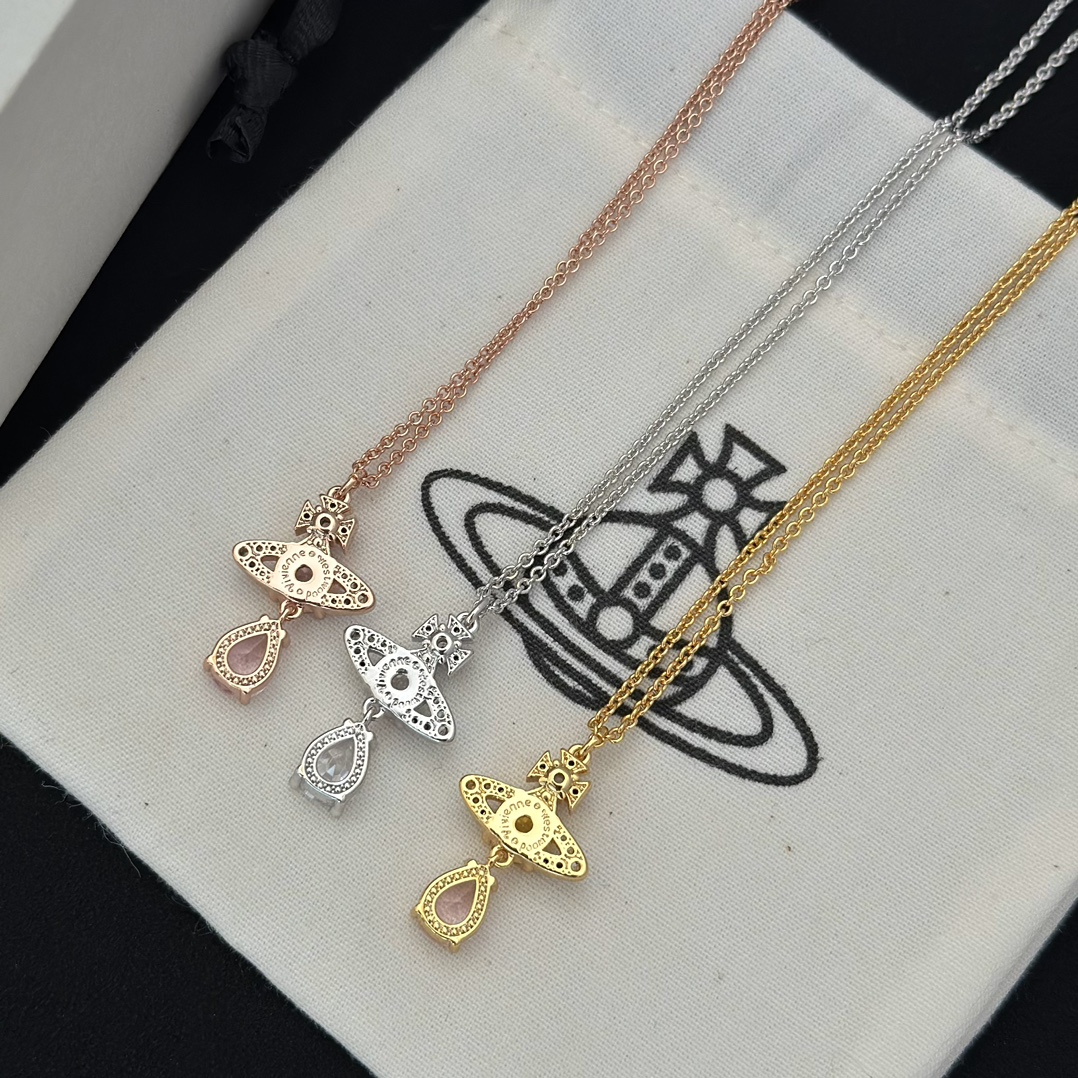 Vivienne Westwood 西太后水滴宇宙项链