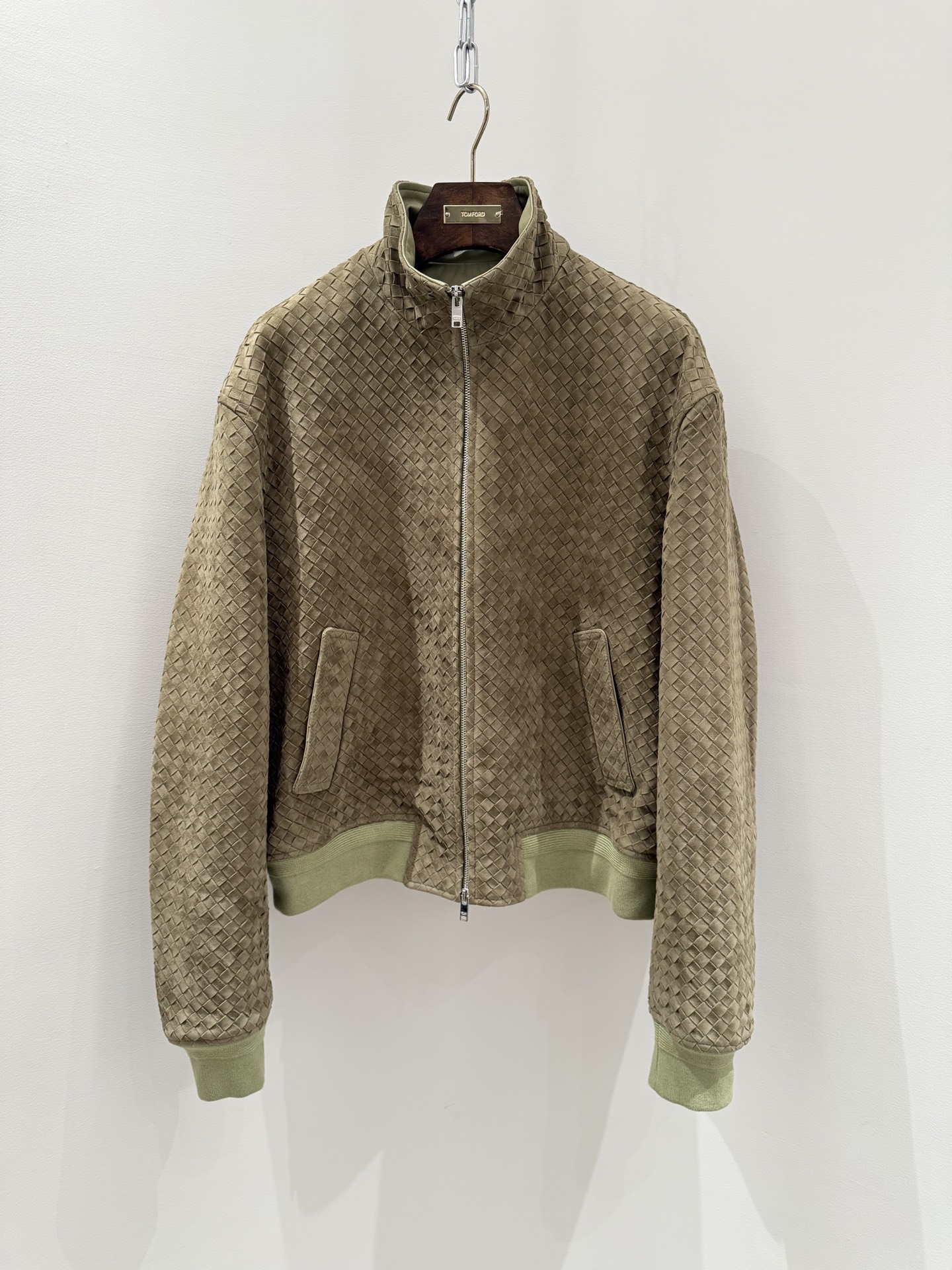 BV Hand-Woven Lambskin Leather Jacket – Exclusive YBFK Design