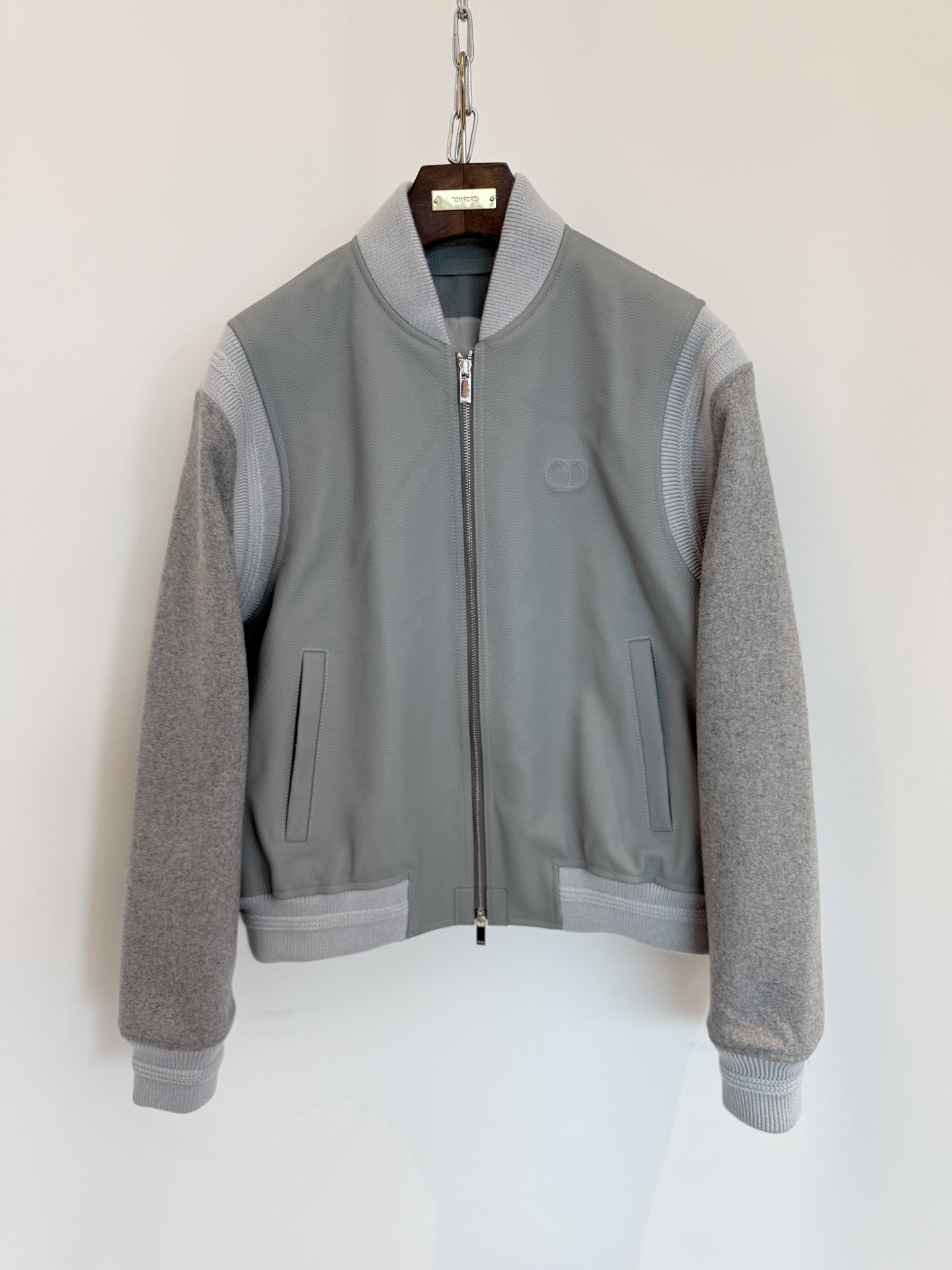 Dior Wool and Leather Baseball Jacket, Stylish New Definition – Limited Stock