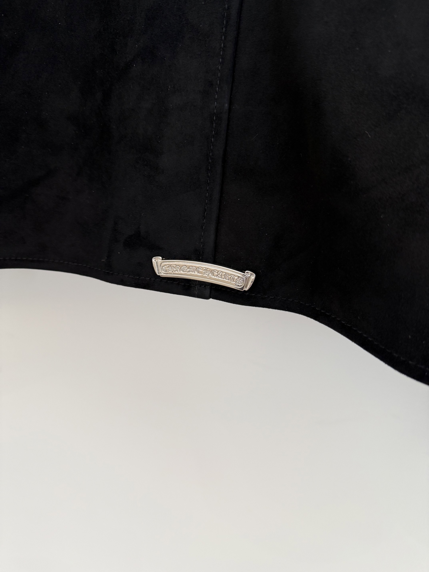 Chrome Hearts Lambskin Suede Leather Jacket with Silver Hardware 9 i1757732970863 5236 0 7