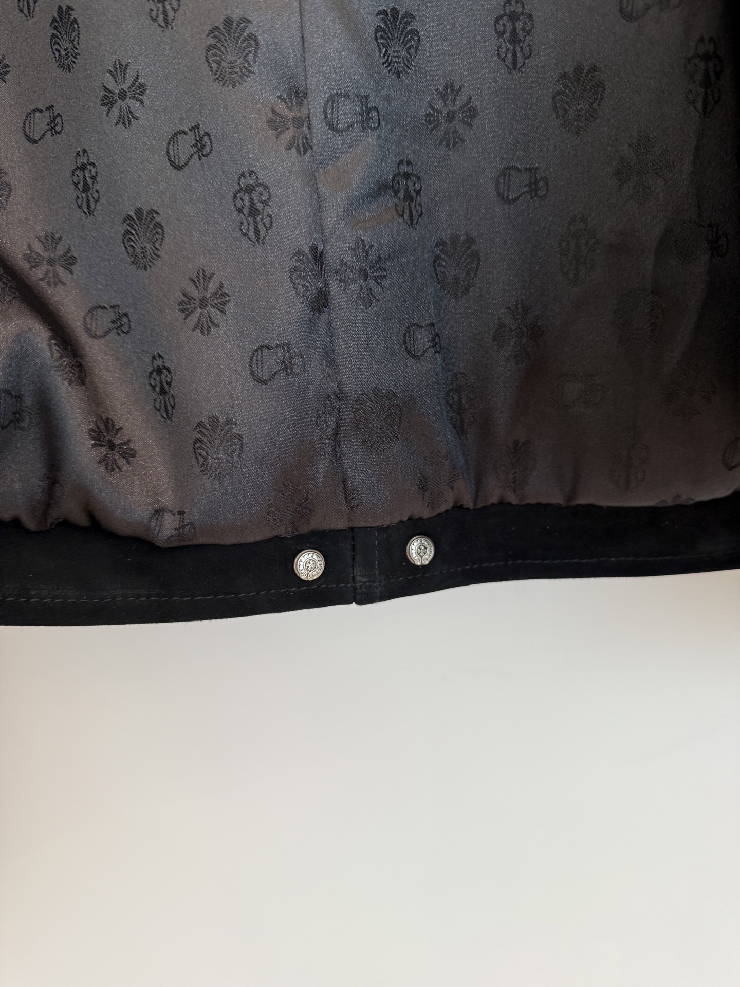 Chrome Hearts Lambskin Suede Leather Jacket with Silver Hardware 5 i1757732973677 5243 0 3