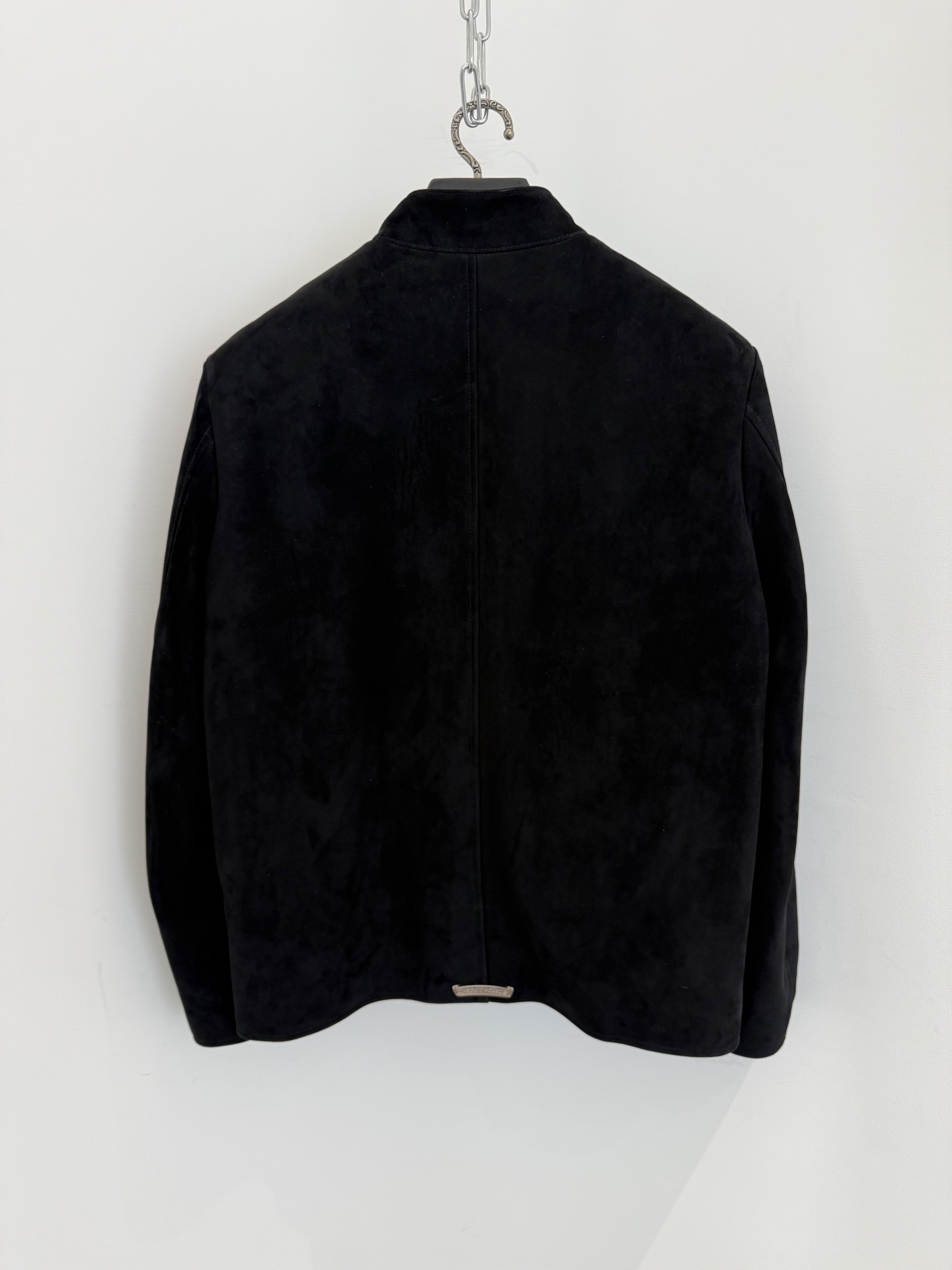 Chrome Hearts Lambskin Suede Leather Jacket with Silver Hardware 3 i1757732973710 512 0 1