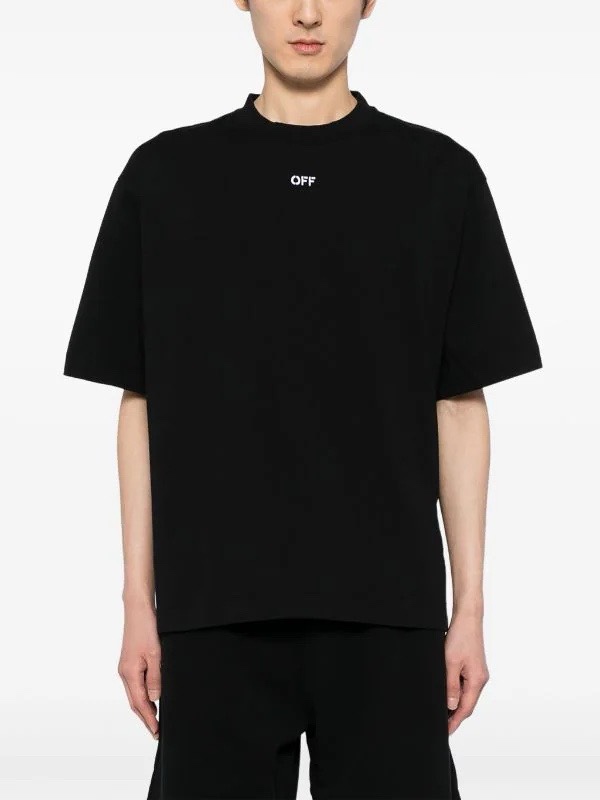 Off-White Printed Crew Neck T-Shirt - Stylish and Comfortable Tee 9 i1713072243 2772 3