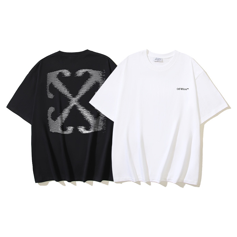 Off-White OW Printed Crew Neck T-Shirt Short Sleeve Top Tee 1 i1729959409 2092 8