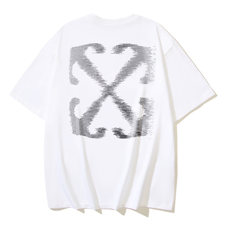 Off-White OW Printed Crew Neck T-Shirt Tee Top, Fashionable Streetwear 3 i1729959491 3604 4