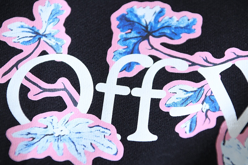 Off-White Floral Print Crew Neck T-Shirt | Soft Cotton Tee | S-XL 5 i1729959670 9874 5