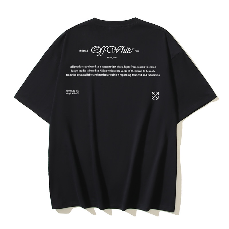 Off-White OW Printed Crew Neck T-Shirt | Fashionable Graphic Tee 6 i1729960017 4595 0