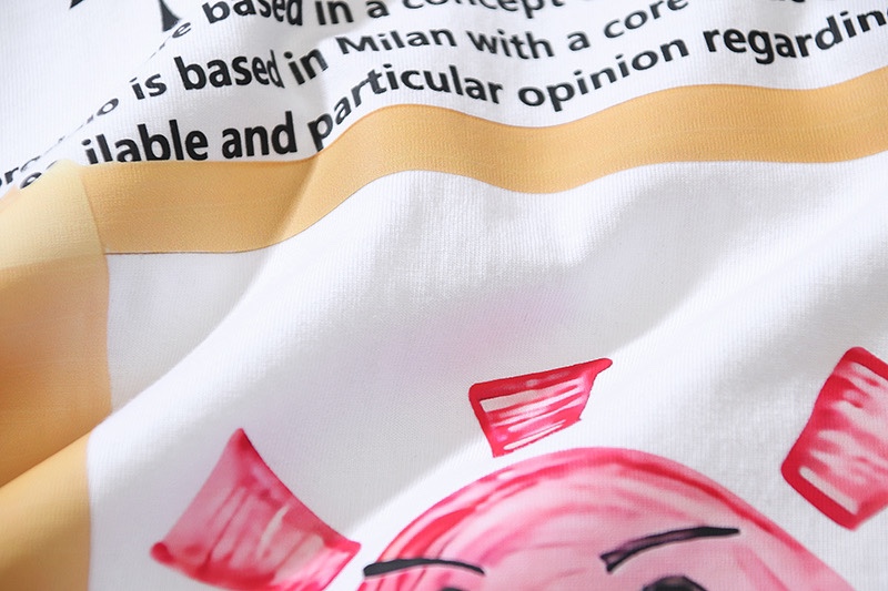 Off-White OW Printed Crew Neck T-Shirt | Smiley Face Design 6 i1729961181 4796 5