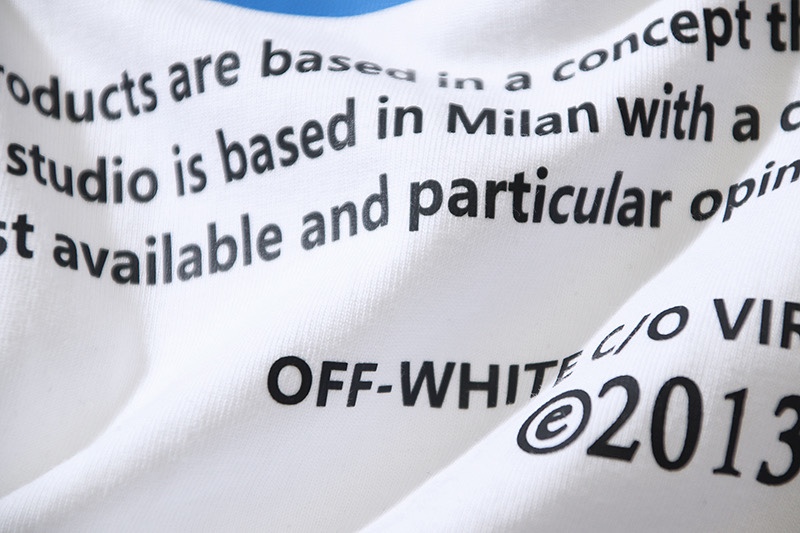 Off-White OW Printed Crew Neck T-Shirt, Short Sleeve Tee Top, S-XL 7 i1729961333 5296 6