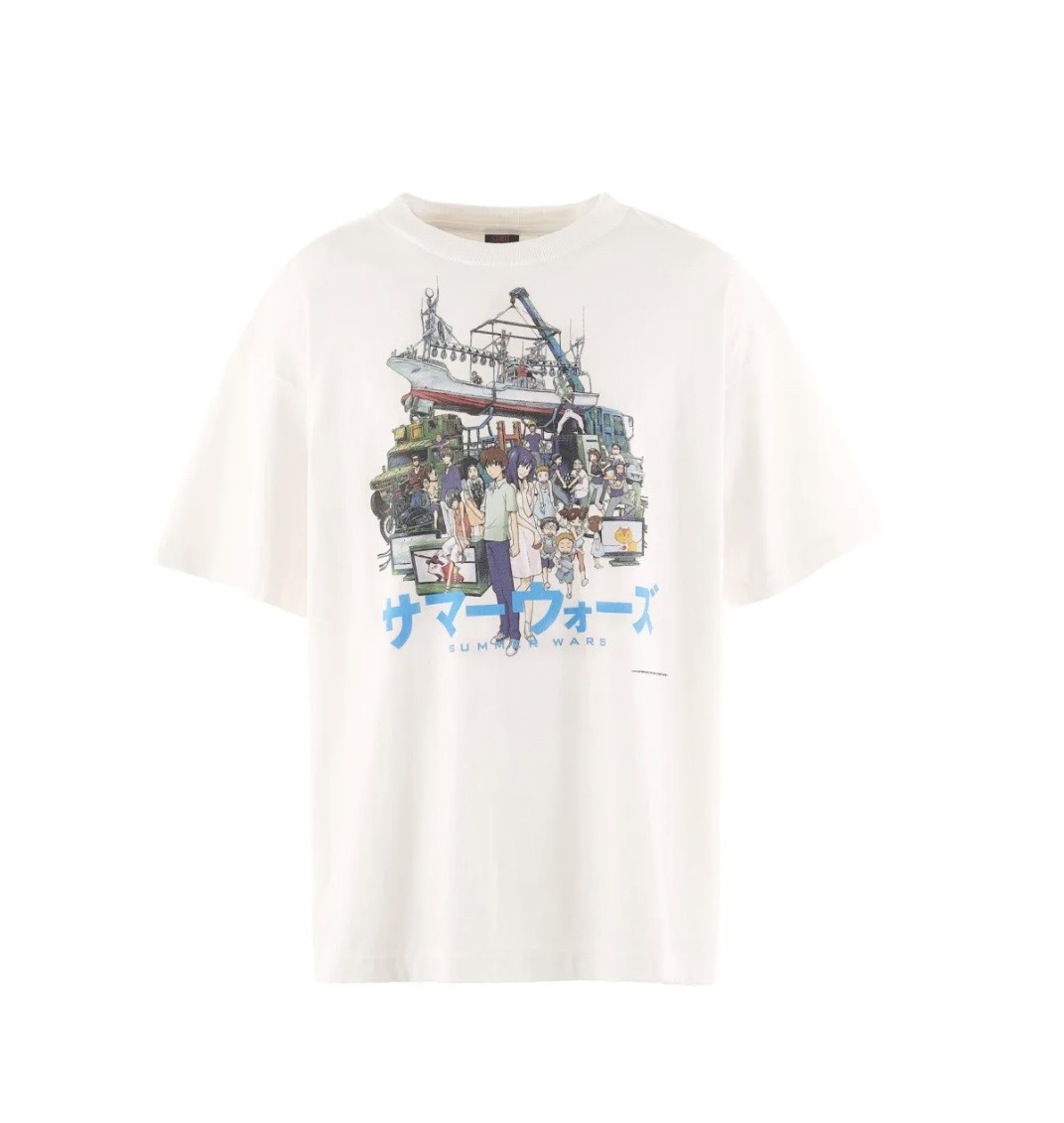 Saint Michael Vintage 'Summer Wars' Crew Neck T-Shirt - Anime Graphic Tee 2 i1734450991 1767 4