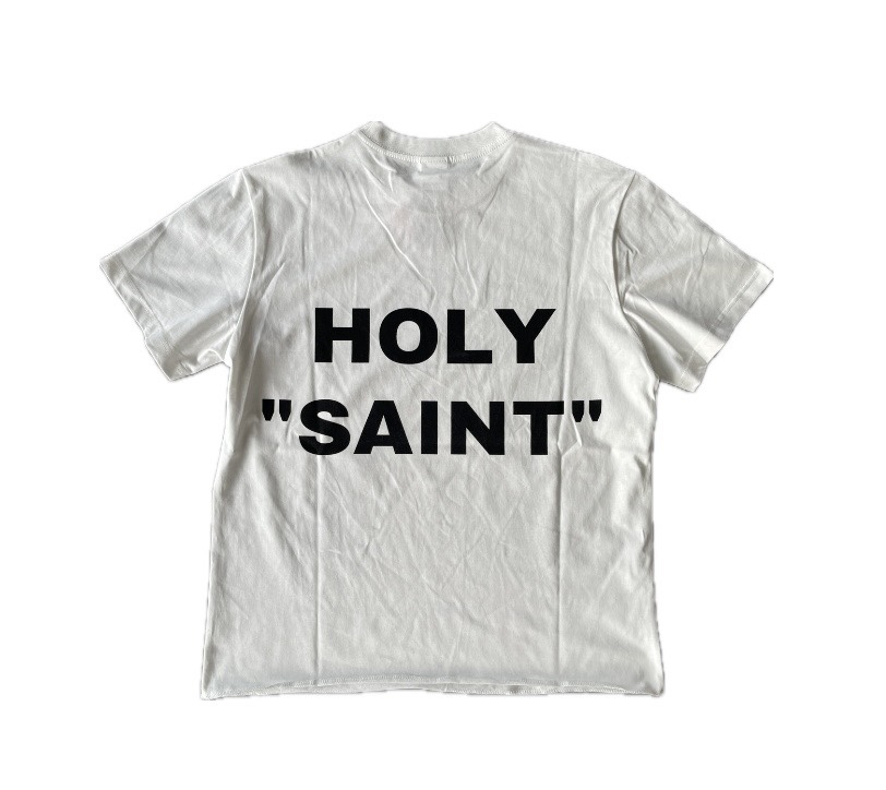 Saint Michael Vintage Crew Neck T-Shirt with Jesus Graphic, Available in S-XL 3 i1734451780 6130 2