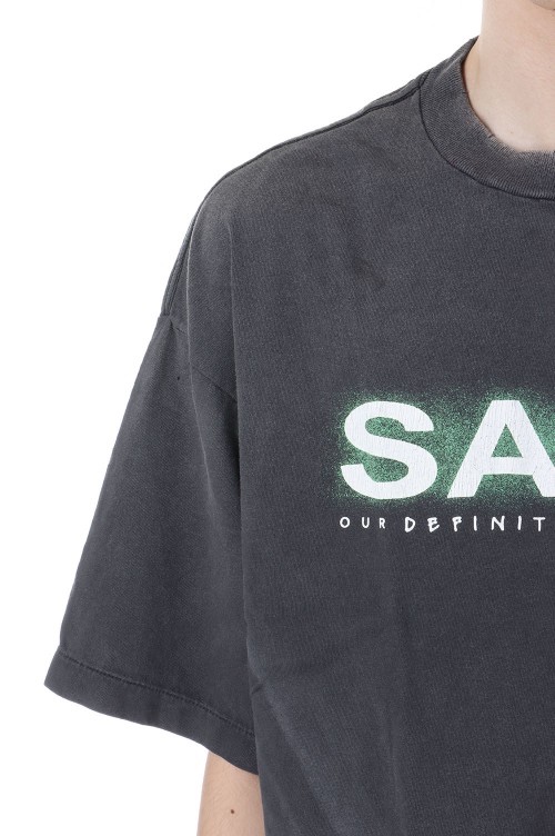 Saint Michael Vintage Crew Neck T-Shirt, Graphic Print, Unisex Fashion 7 i1734487123 456 7