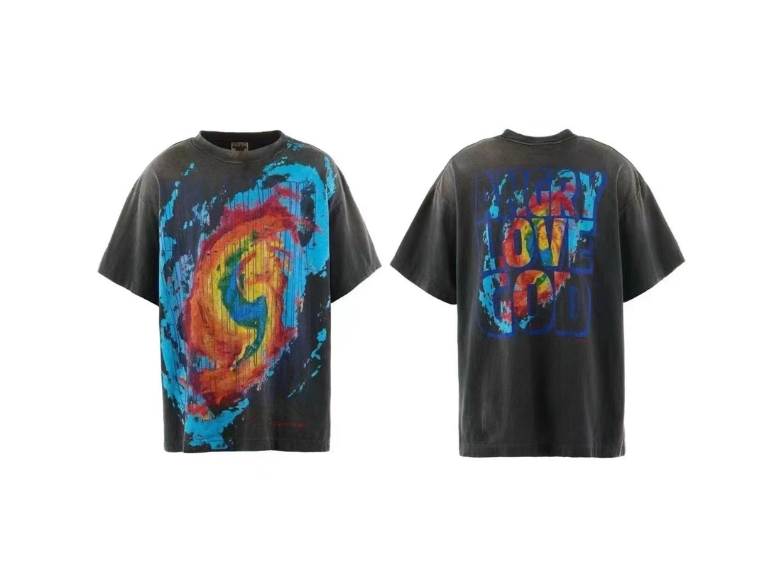 Saint Michael Vintage Crew Neck T-Shirt with Unique Graphic Prints 1 i1734678519 2275 6