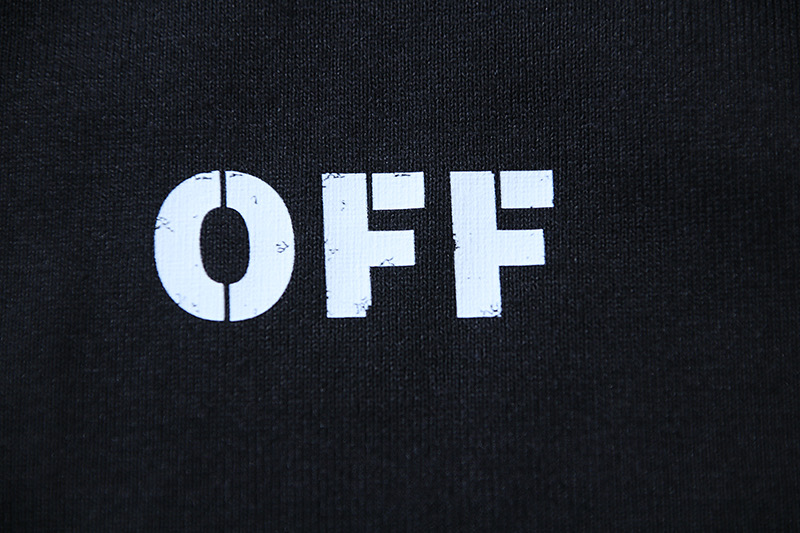 Off-White Printed Crew Neck T-Shirt | Short Sleeve Casual Tee Tops 4 i1735716990792 6149 0 2