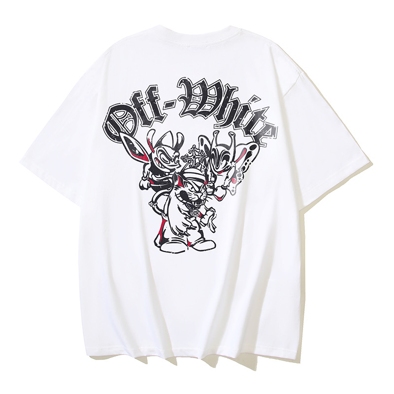 Off-White Printed Crew Neck T-Shirt | Fashionable Tee Top, Size S-XL 1 i1735718763673 6315 0 0