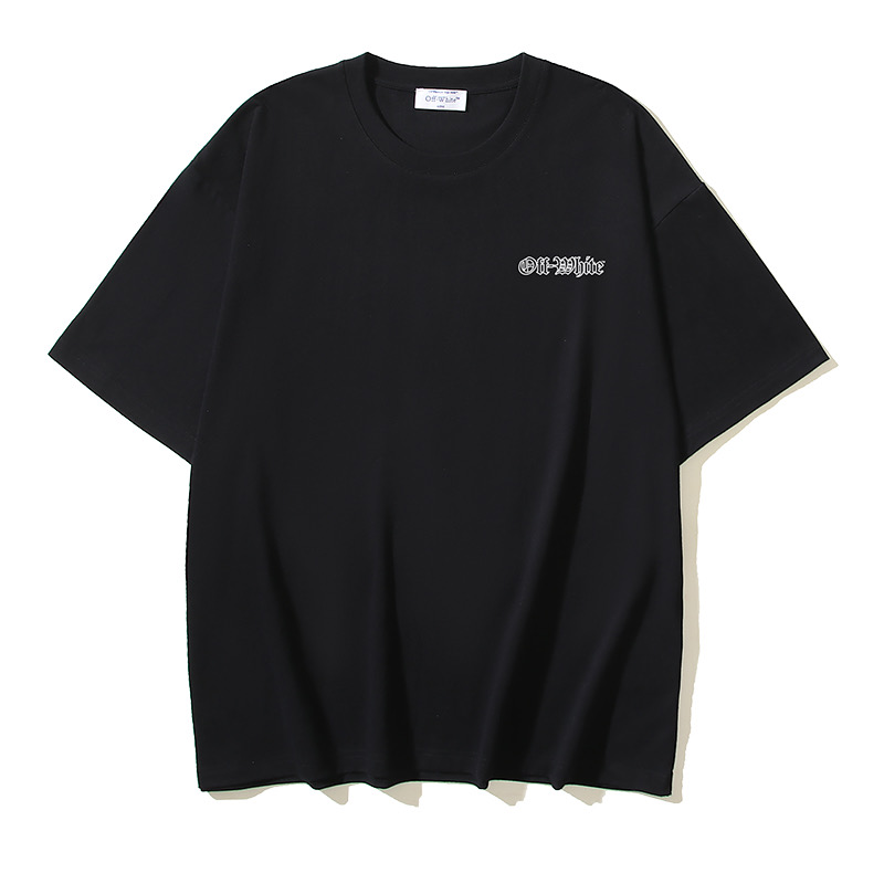 Off-White Printed Crew Neck T-Shirt | Fashionable Tee Top, Size S-XL 4 i1735718763675 3789 0 3