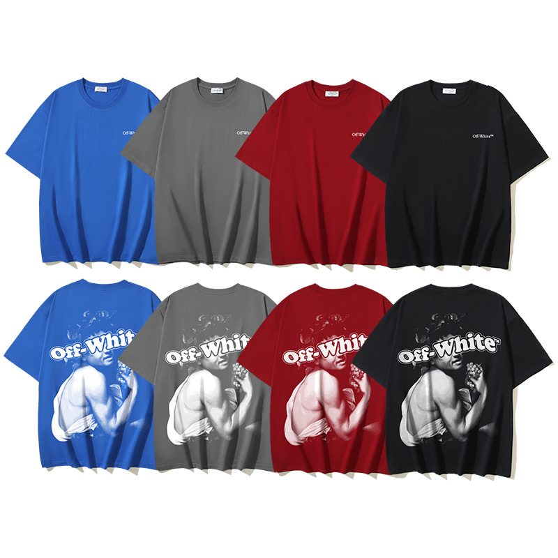 Off-White OW Printed Crew Neck T-Shirts Tees Tops,Size S-XL 1 i1735718948902 7787 0 0