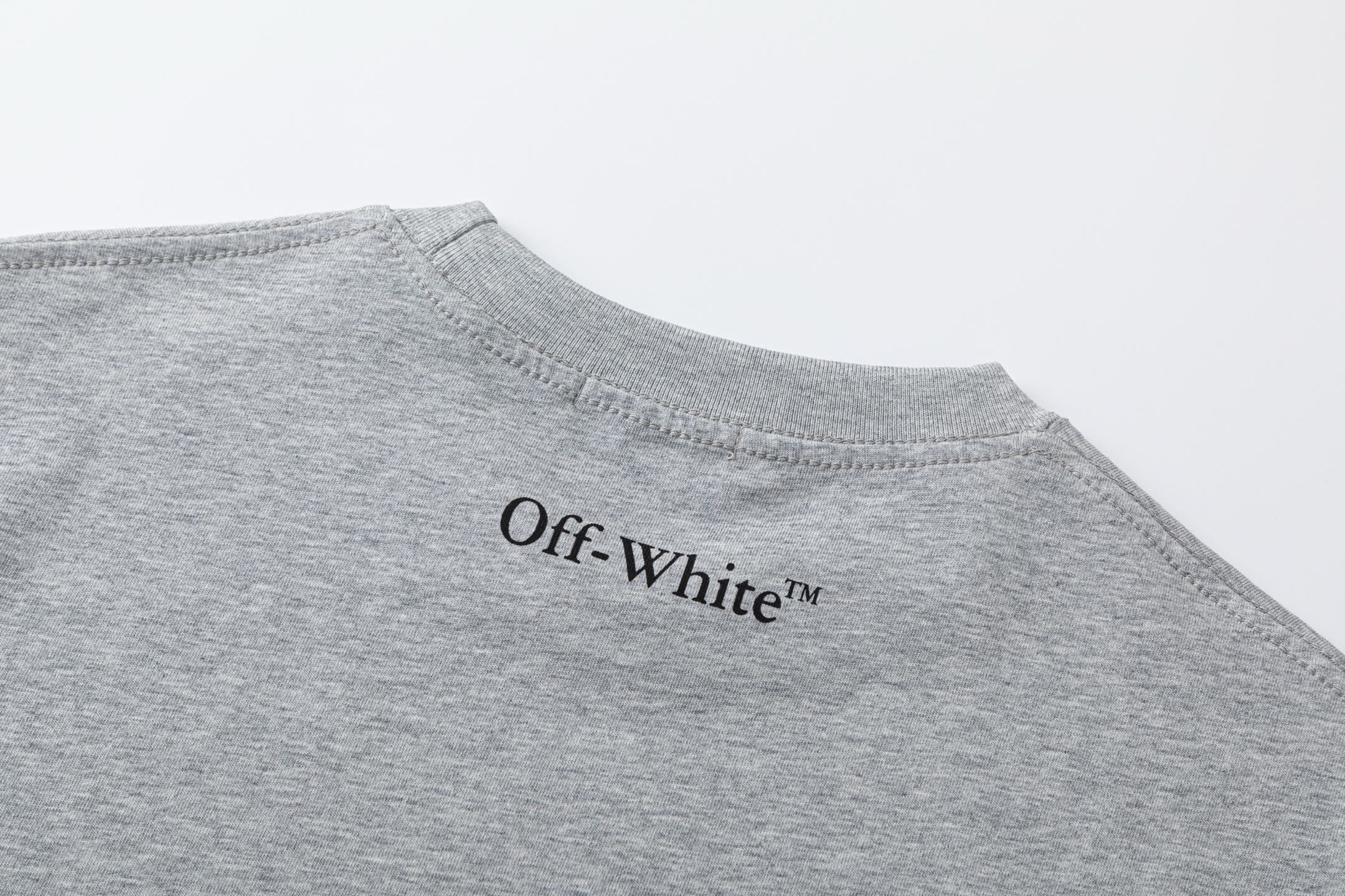 Off-White Printed Crew Neck T-Shirt, OW Graphic Tee, S-XL 7 i1740448940225 965 0 5