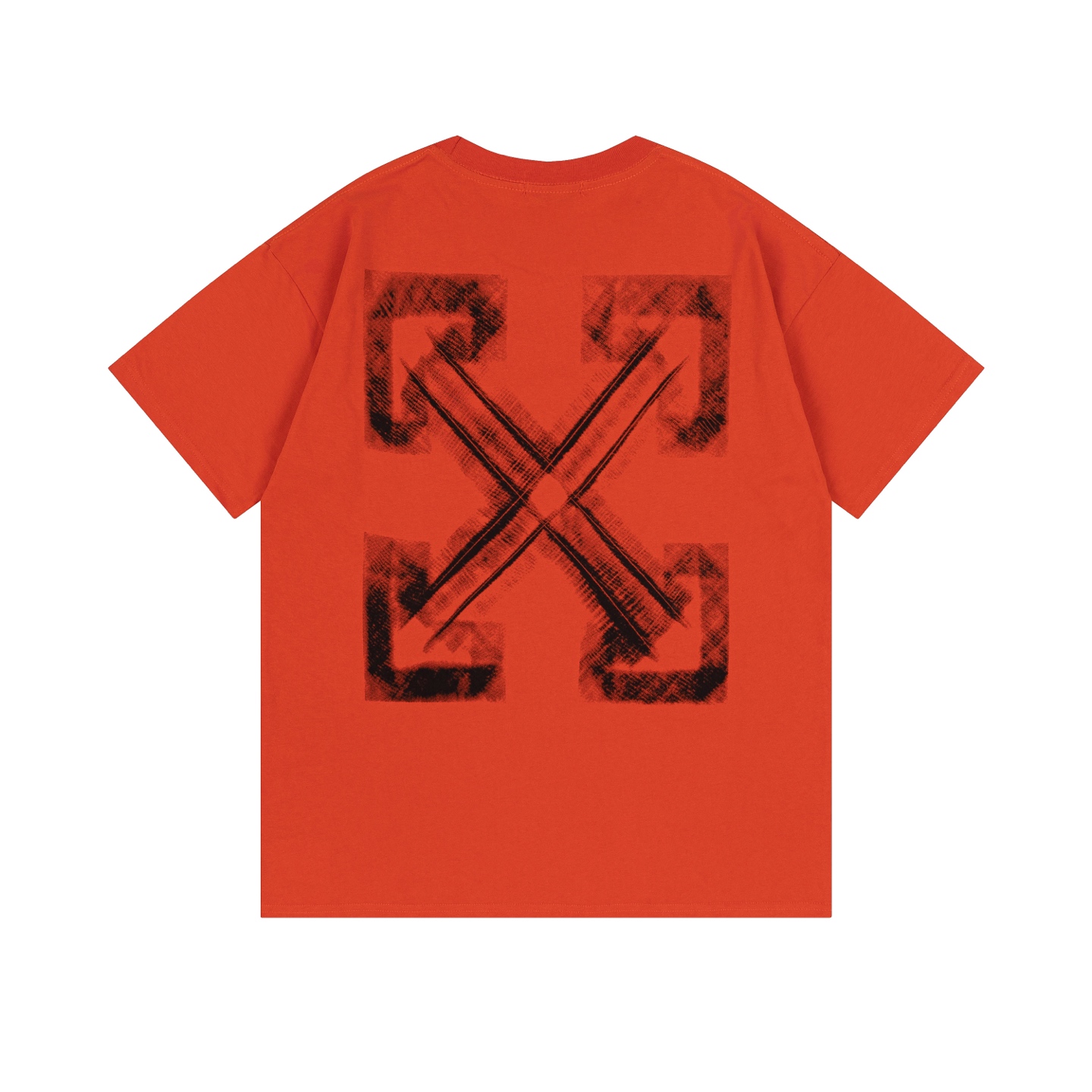 Off-White Printed Crew Neck T-Shirt Short Sleeve Casual Tee Top OW 6 i1740449057991 4623 0 4