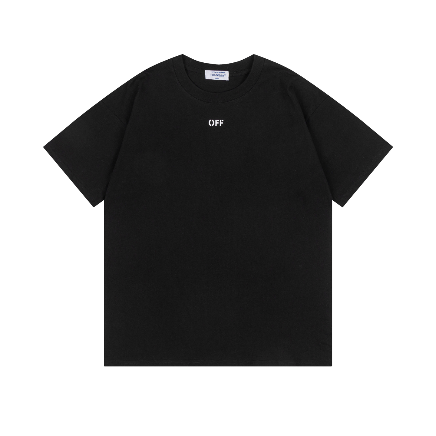 Off-White Printed Crew Neck T-Shirt Short Sleeve Casual Tee Top OW 10 i1740449060697 1554 0 8