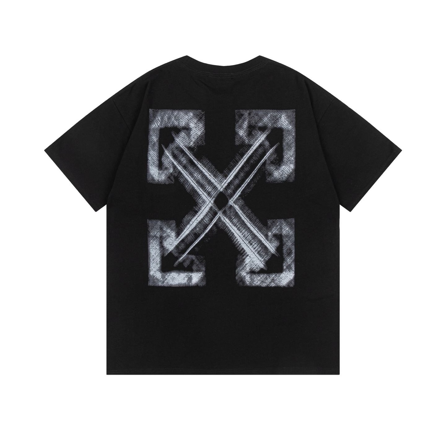 Off-White Printed Crew Neck T-Shirt Short Sleeve Casual Tee Top OW 9 i1740449060761 4424 0 7