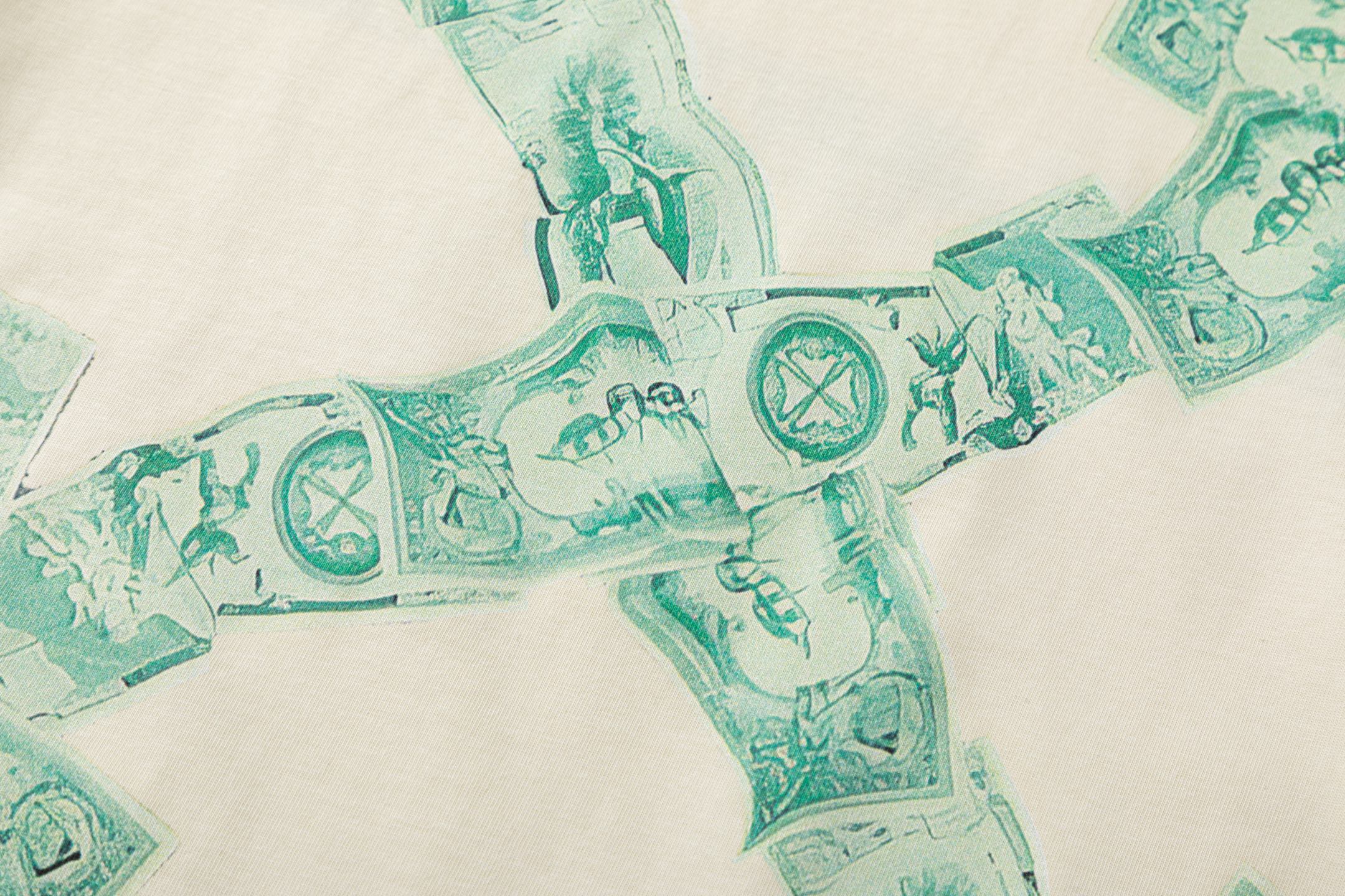 Off-White Printed Crew Neck T-Shirt, Fashionable and Comfortable, Size S to XL 4 i1740449096257 6508 0 2