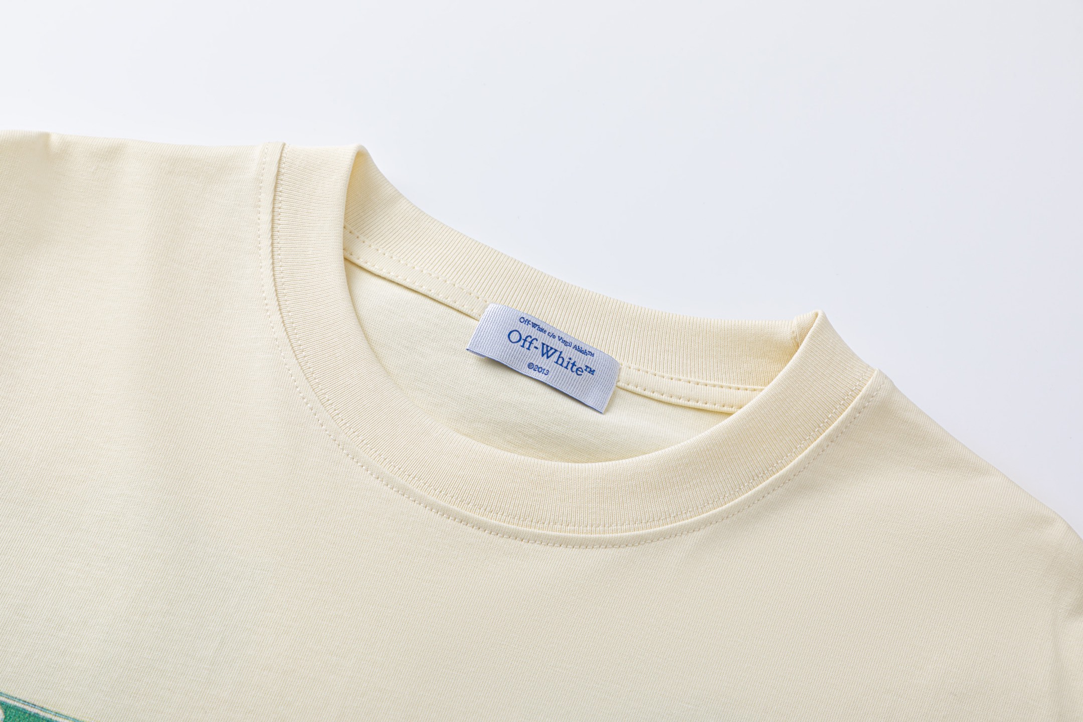 Off-White Printed Crew Neck T-Shirt, Fashionable and Comfortable, Size S to XL 6 i1740449100870 8040 0 4