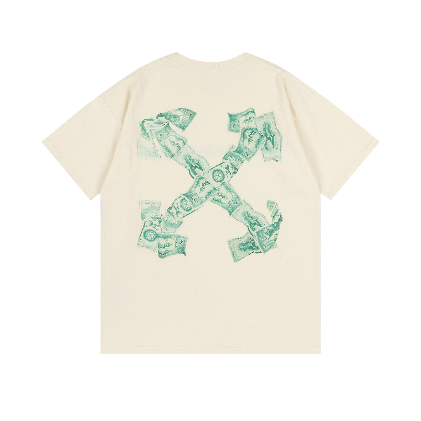 Off-White Printed Crew Neck T-Shirt - Stylish Off-White Tee for Men 7 i1740449118369 2570 0 5