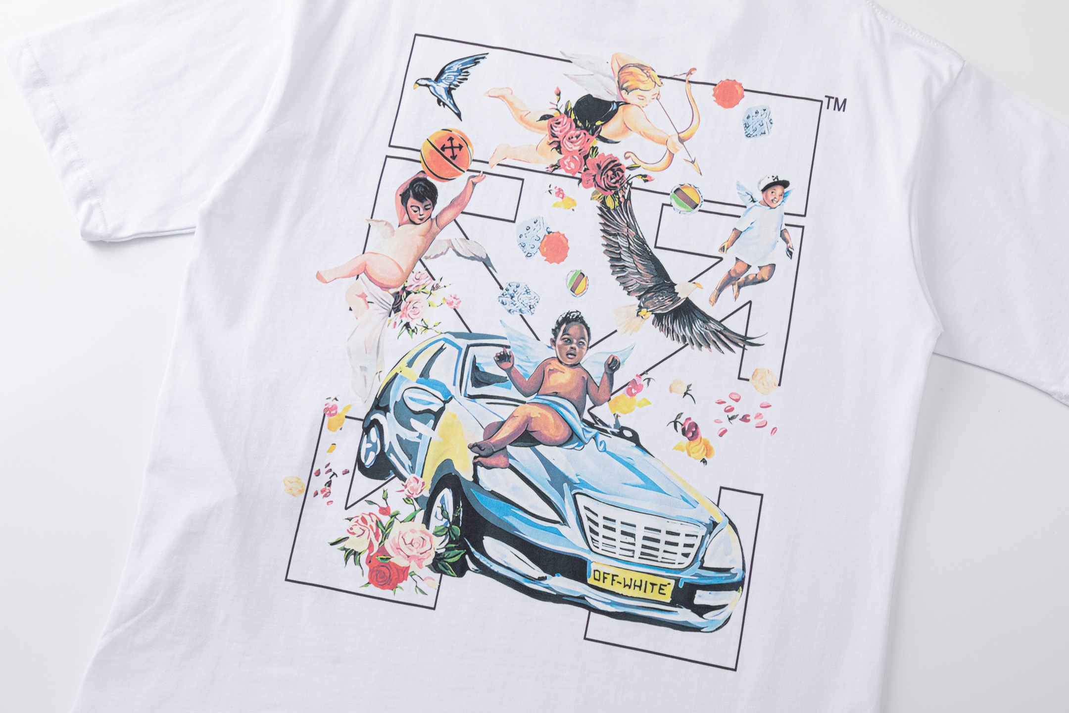 Off-White OW Printed Crew Neck T-Shirt, Graphic Tee, Sizes S-XL 3 i1740449253499 3645 0 1