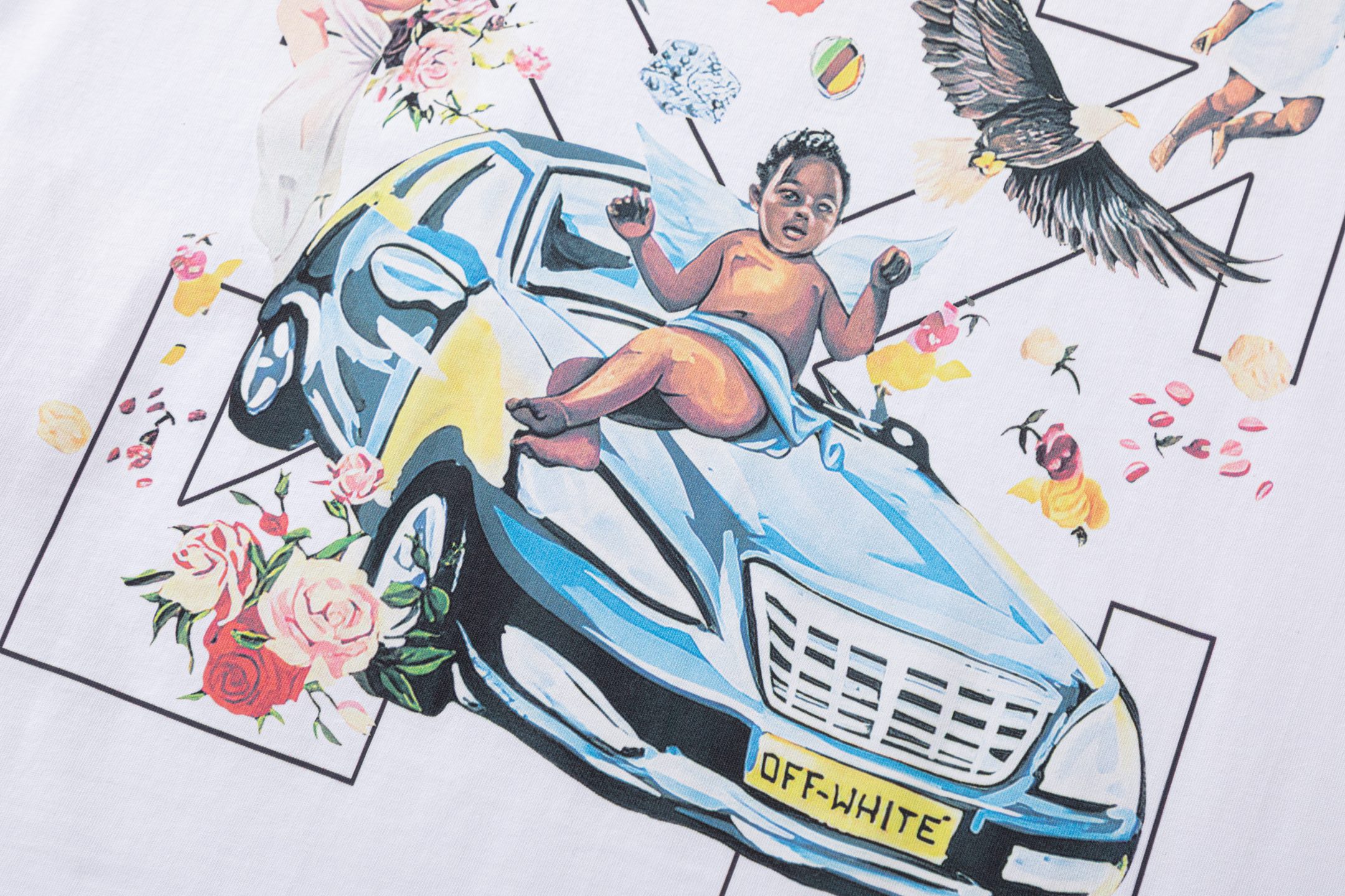 Off-White OW Printed Crew Neck T-Shirt, Graphic Tee, Sizes S-XL 4 i1740449253603 8307 0 2