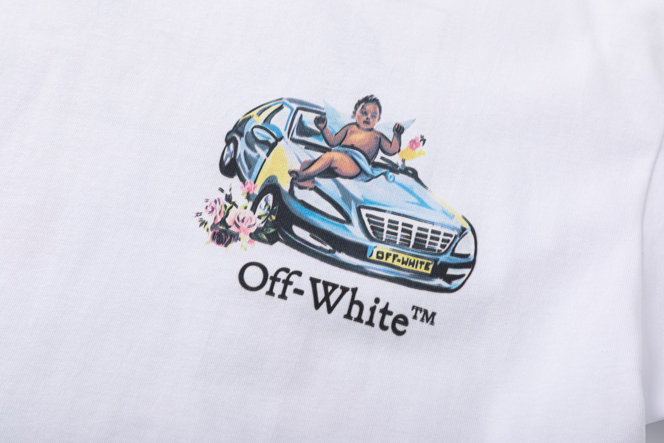 Off-White OW Printed Crew Neck T-Shirt, Graphic Tee, Sizes S-XL 5 i1740449258551 7564 0 3